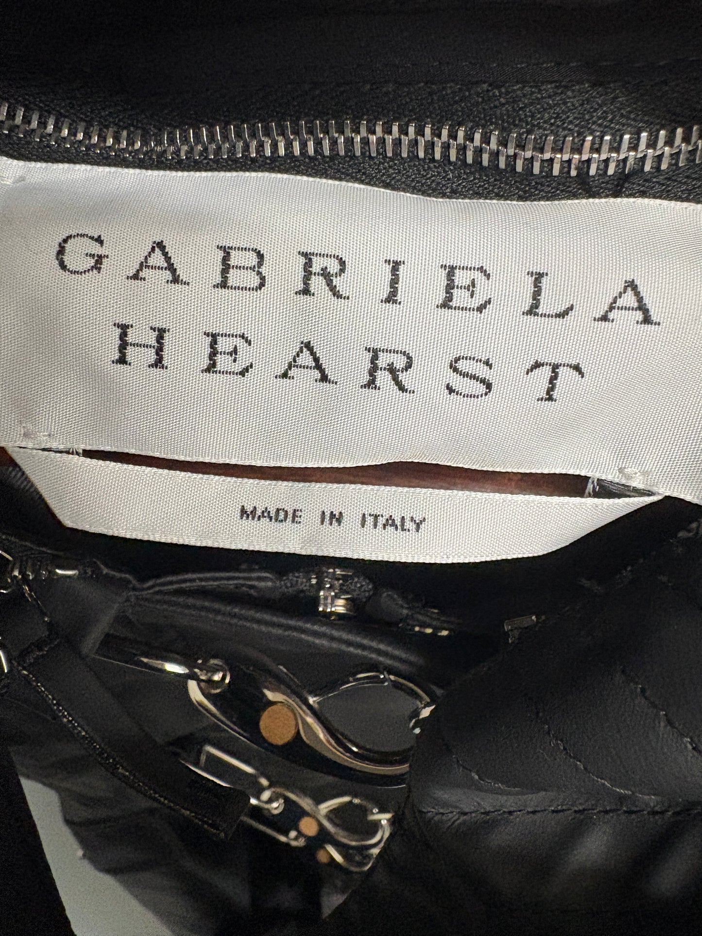 Gabriela Hearst Coleman Black Longline Hooded Trench Coat