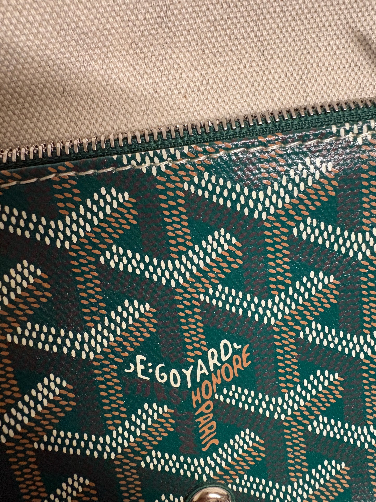 Goyard Plumet Pocket Wallet in Green