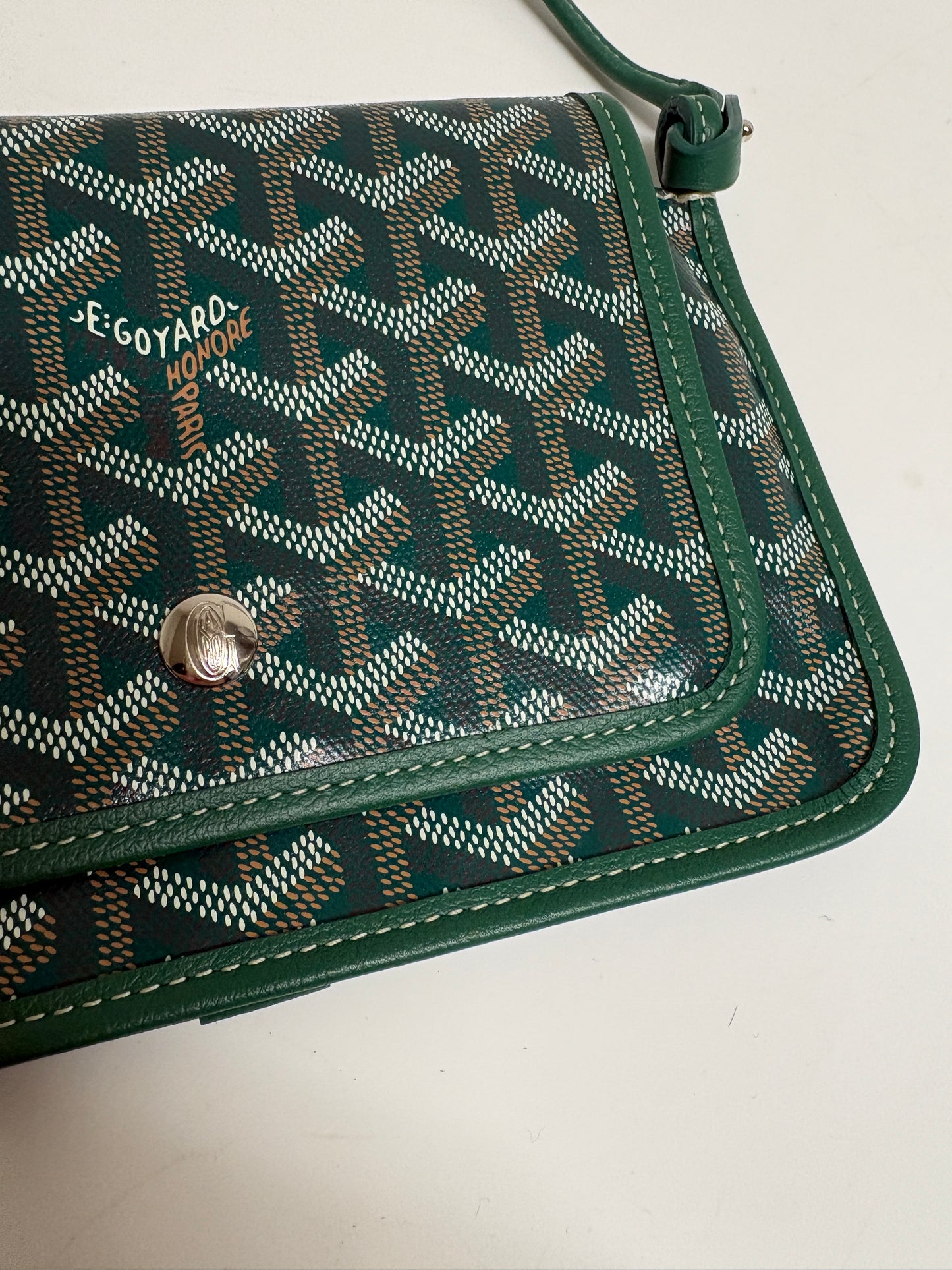 Goyard Plumet Pocket Wallet in Green