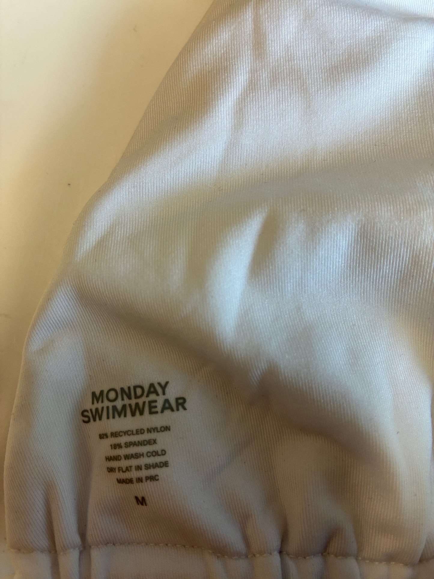 Monday Swim White Bikini