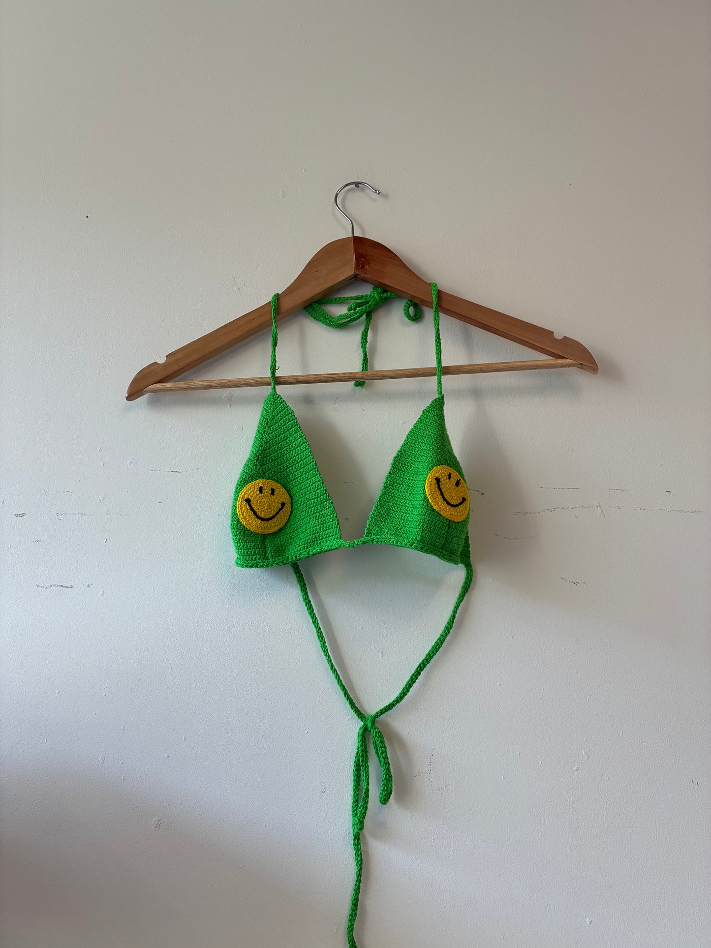 Philosophy of Lorenzo Serafini Green Smiley Bikini