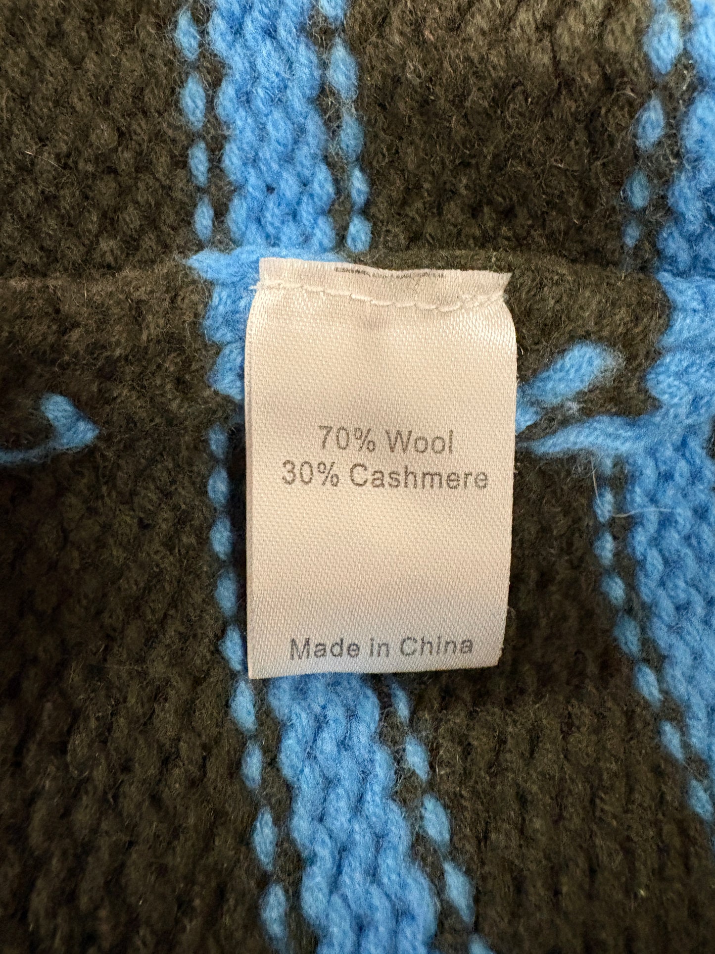 La Ligne Blue Black Mini Marin Wool Cashmere Stripe Jumper