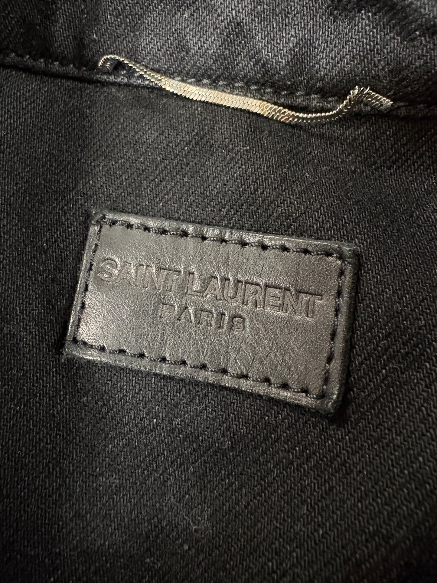 Saint Laurent Black Denim Jacket