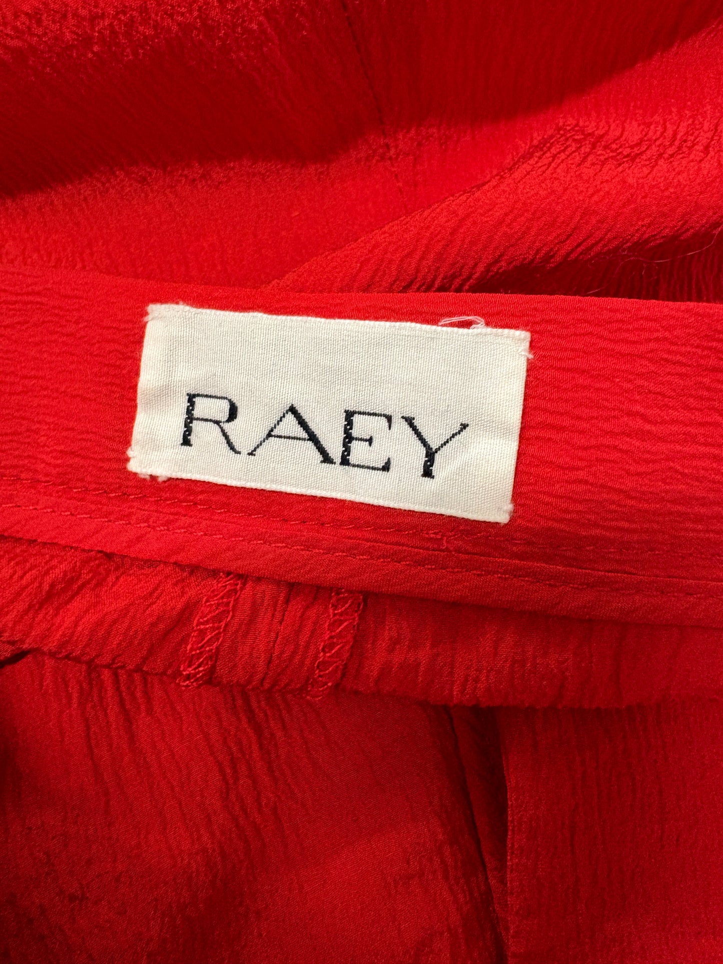 Raey Crinkled Silk Blend Tailored Trousers