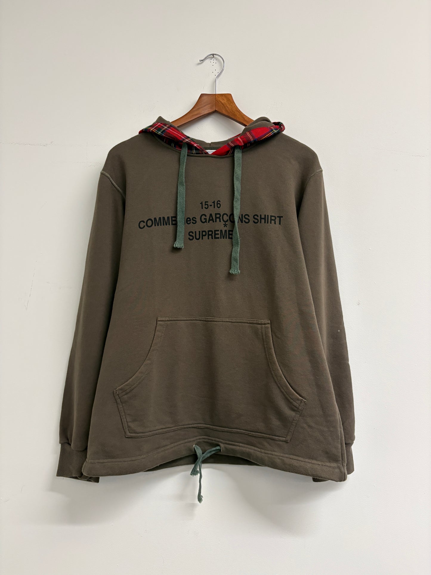 Comme Des Garcons X Supreme Hoodie