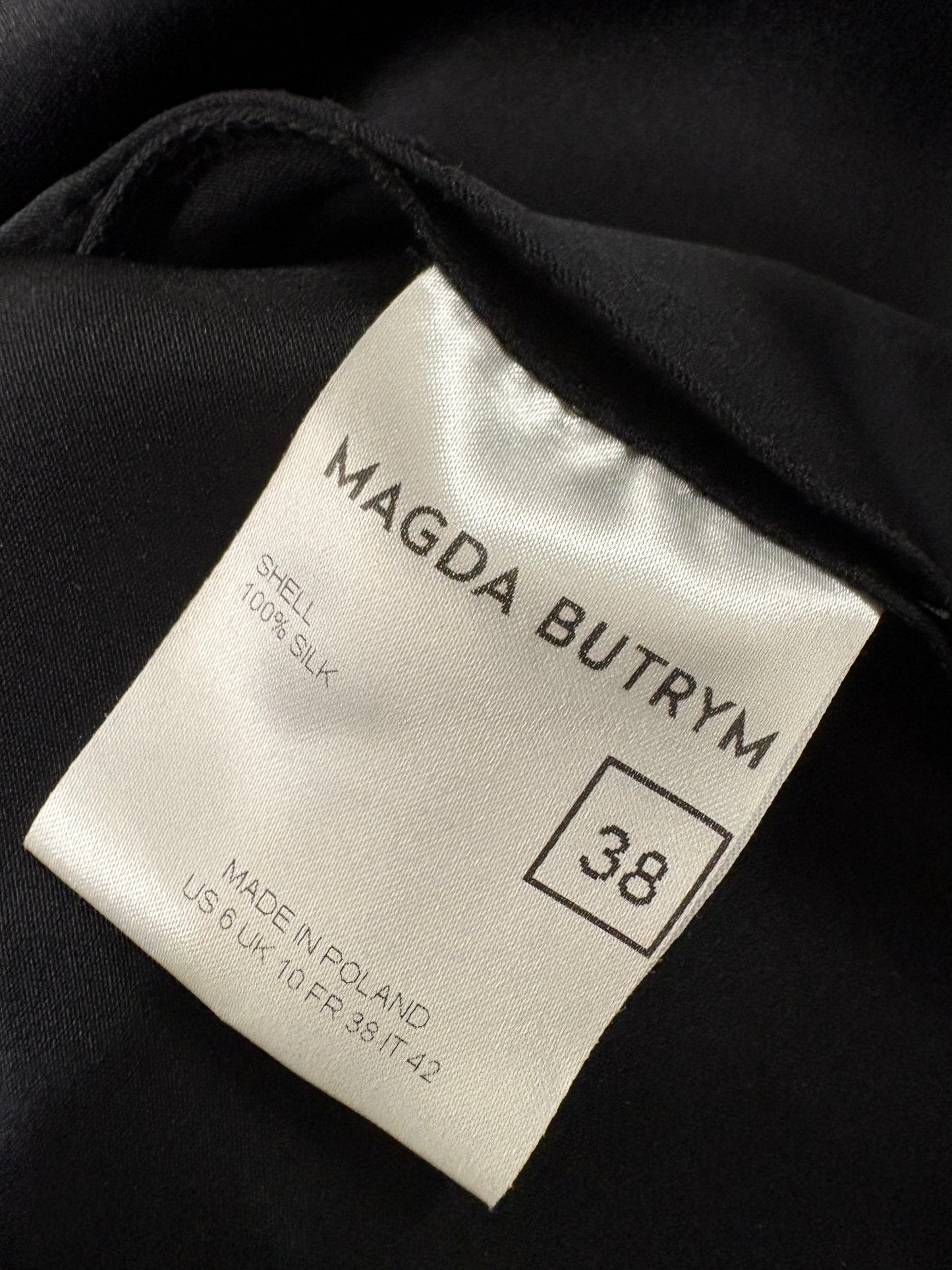 Magda Butrym Ruffled Silk Midi Dress