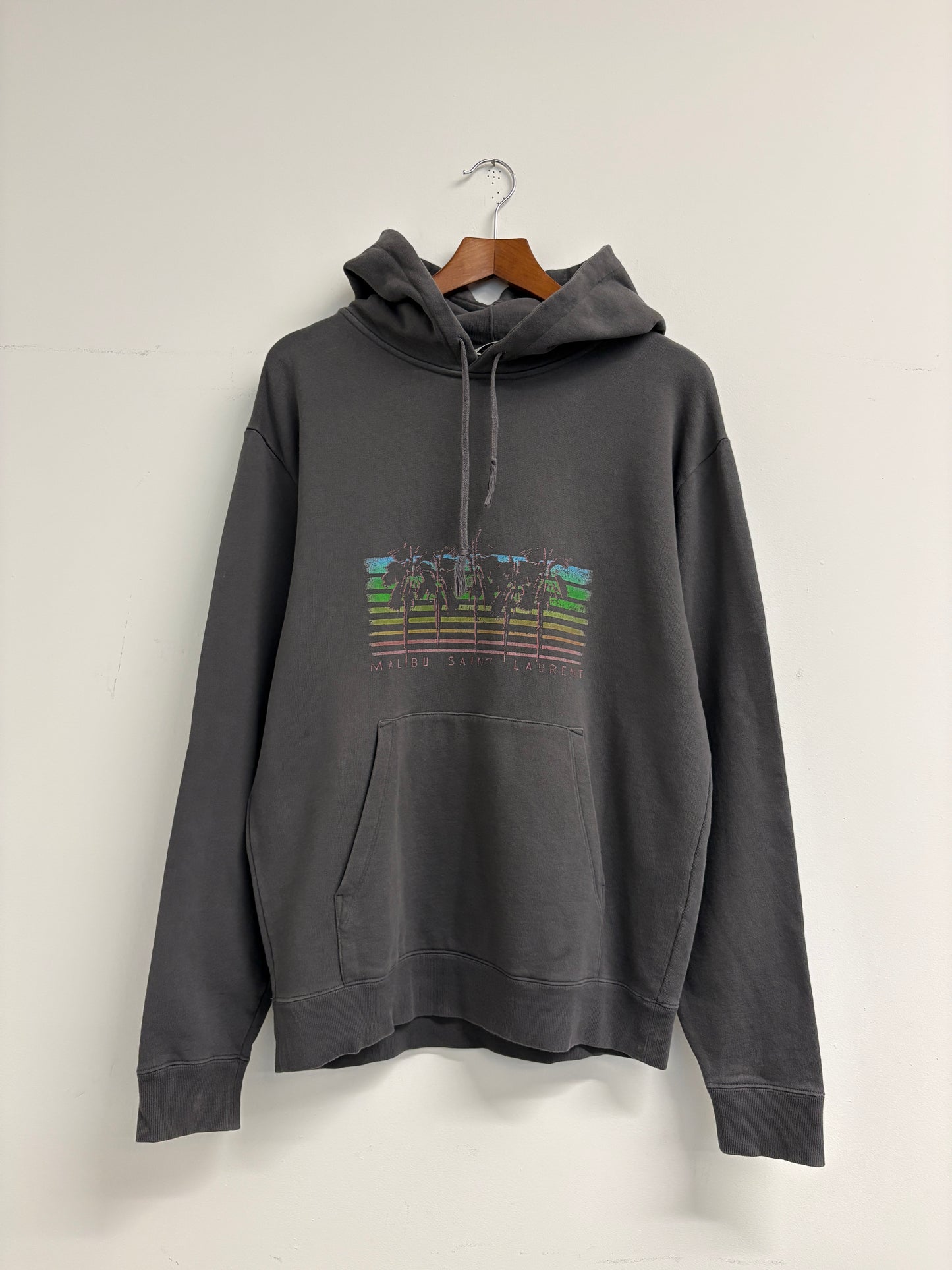 Saint Laurent Grey Malibu Hoodie