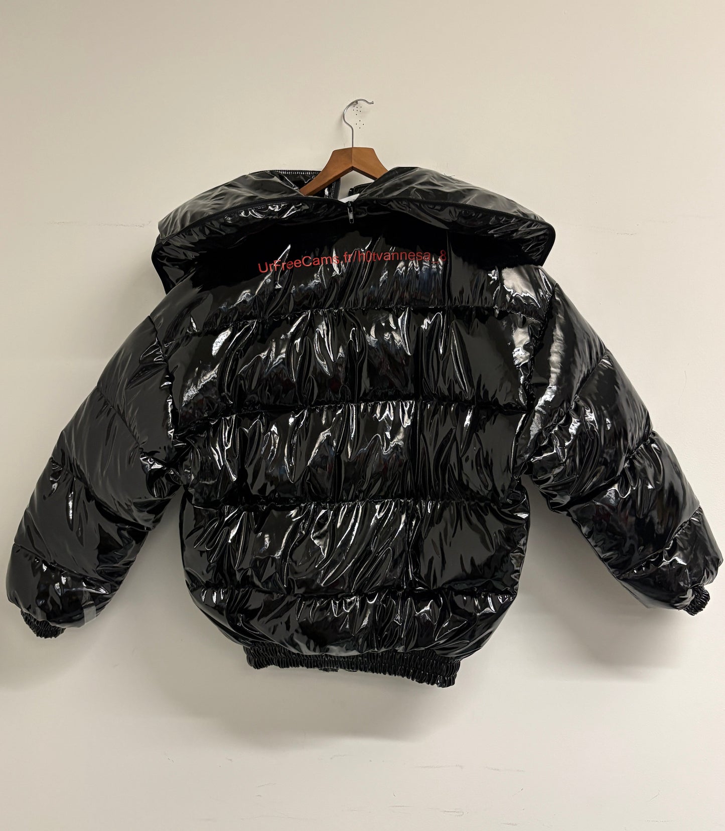 Vetements Miss Webcam Black Puffer Jacket