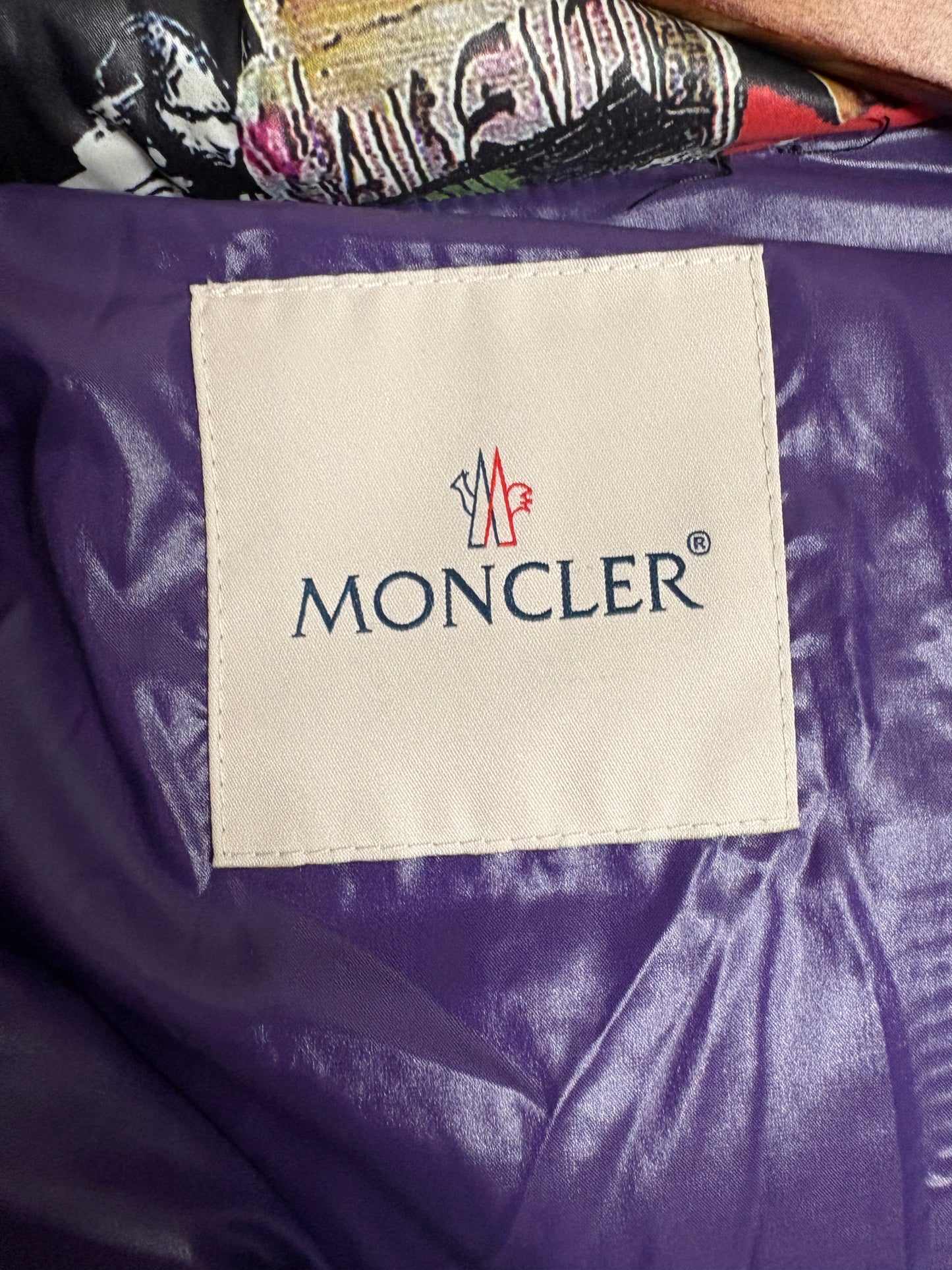 Moncler X Palm Angels Tapestry Puffer Jacket