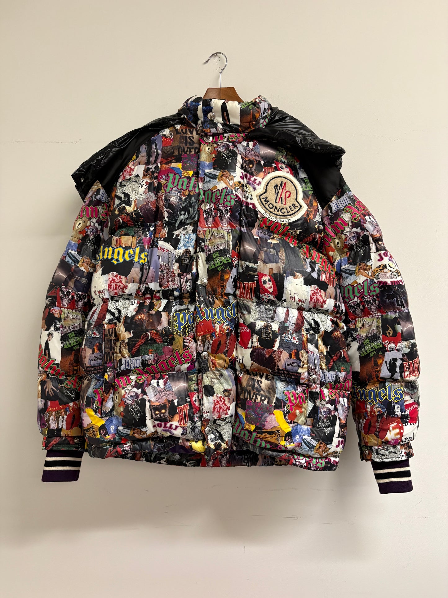 Moncler X Palm Angels Tapestry Puffer Jacket