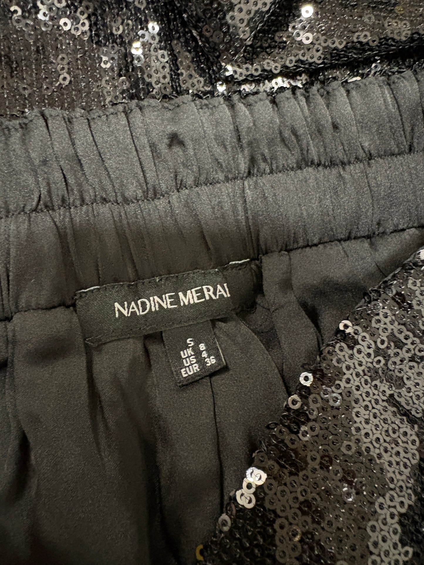 Nadine Merabi Sequin Shirt And Pants