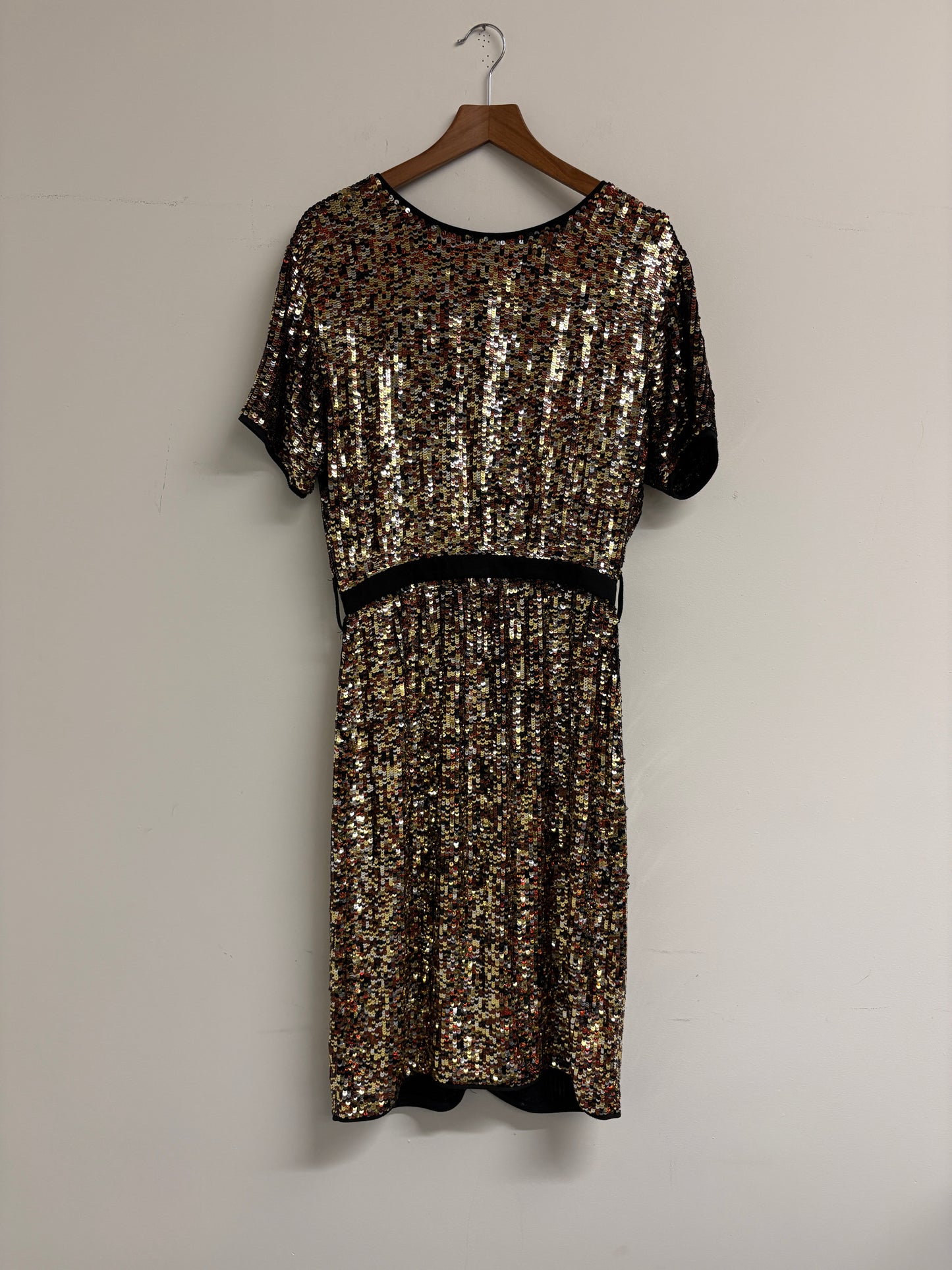 Ashish Gold Sequin Dress