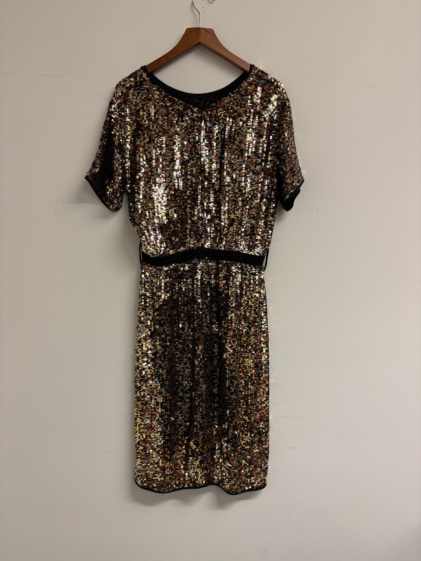 Ashish Gold Sequin Dress