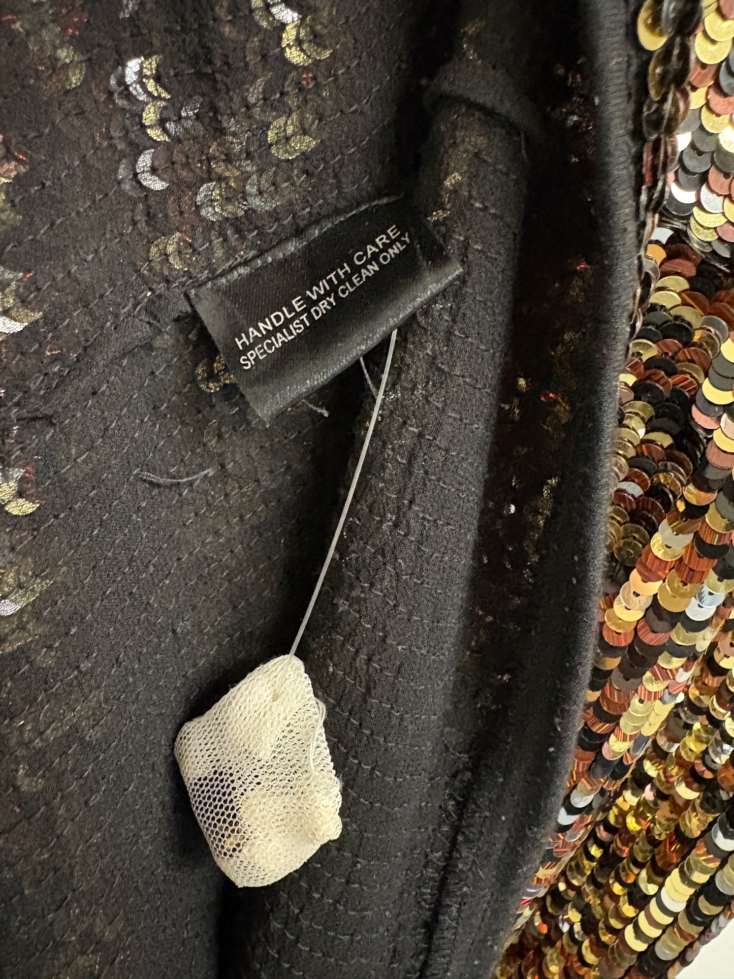 Ashish Gold Sequin Dress