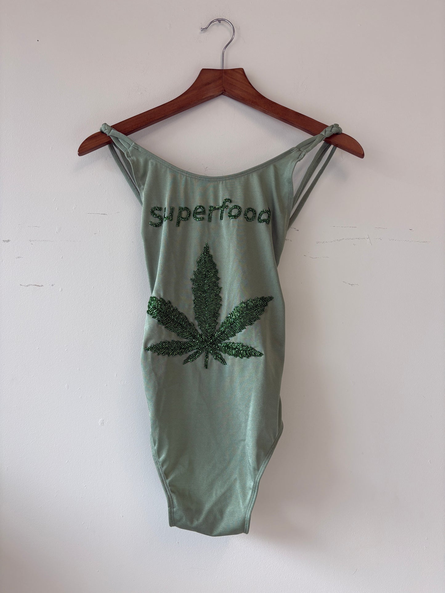 House of Muamua Green Superfood Swimsuit