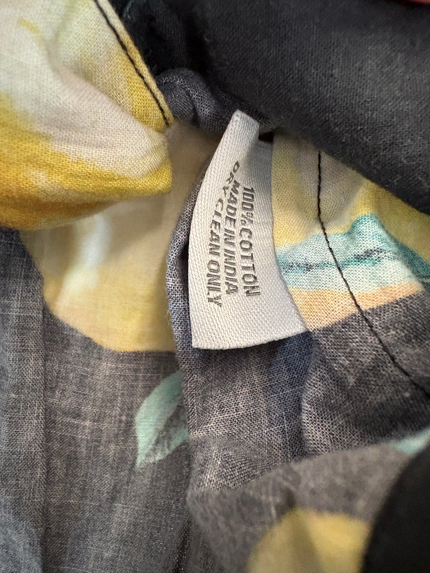 Alexandra Miro Black Lemons Tie Front Top