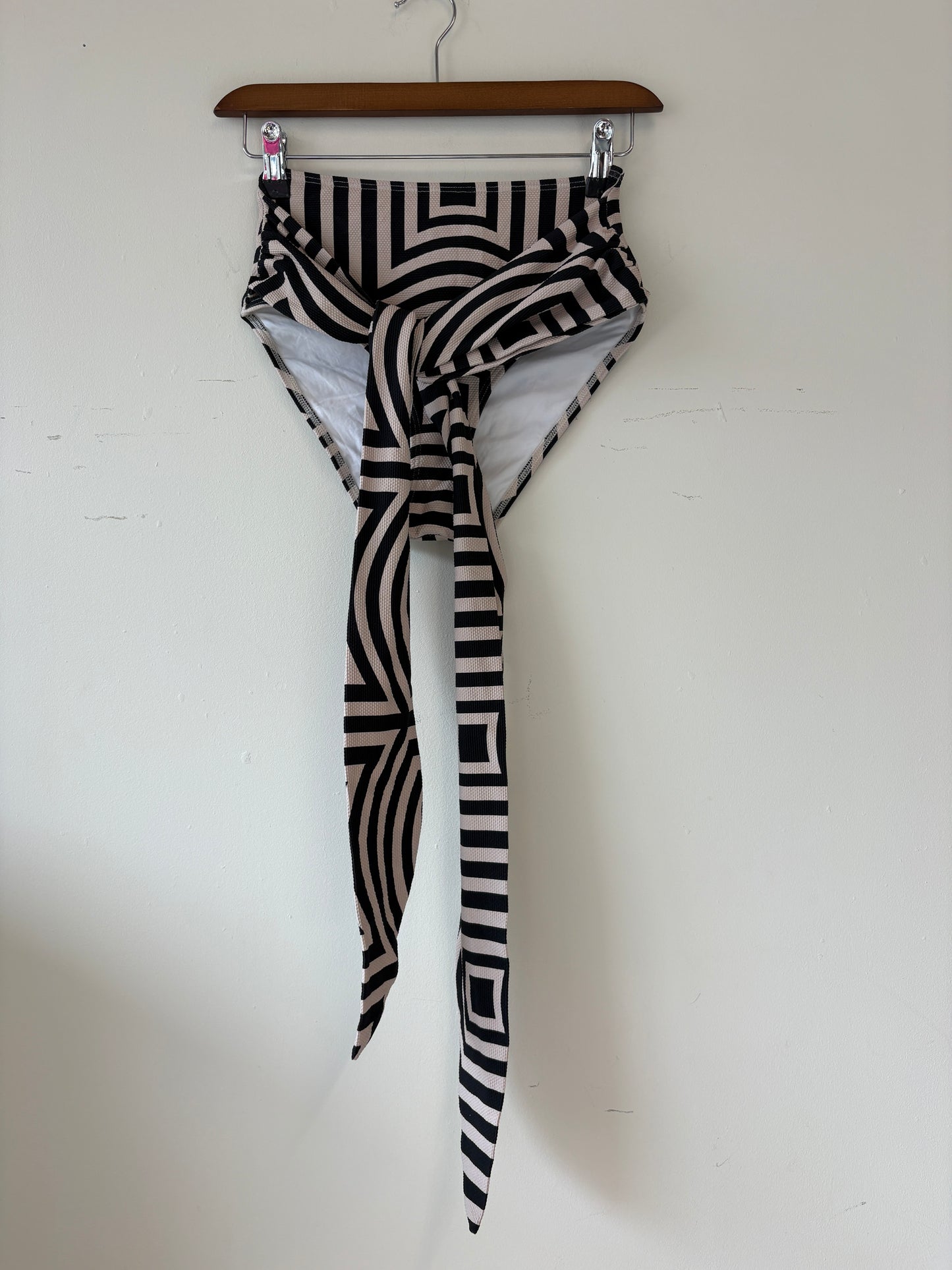 Alexandra Miro Monochrome Striped Bikini