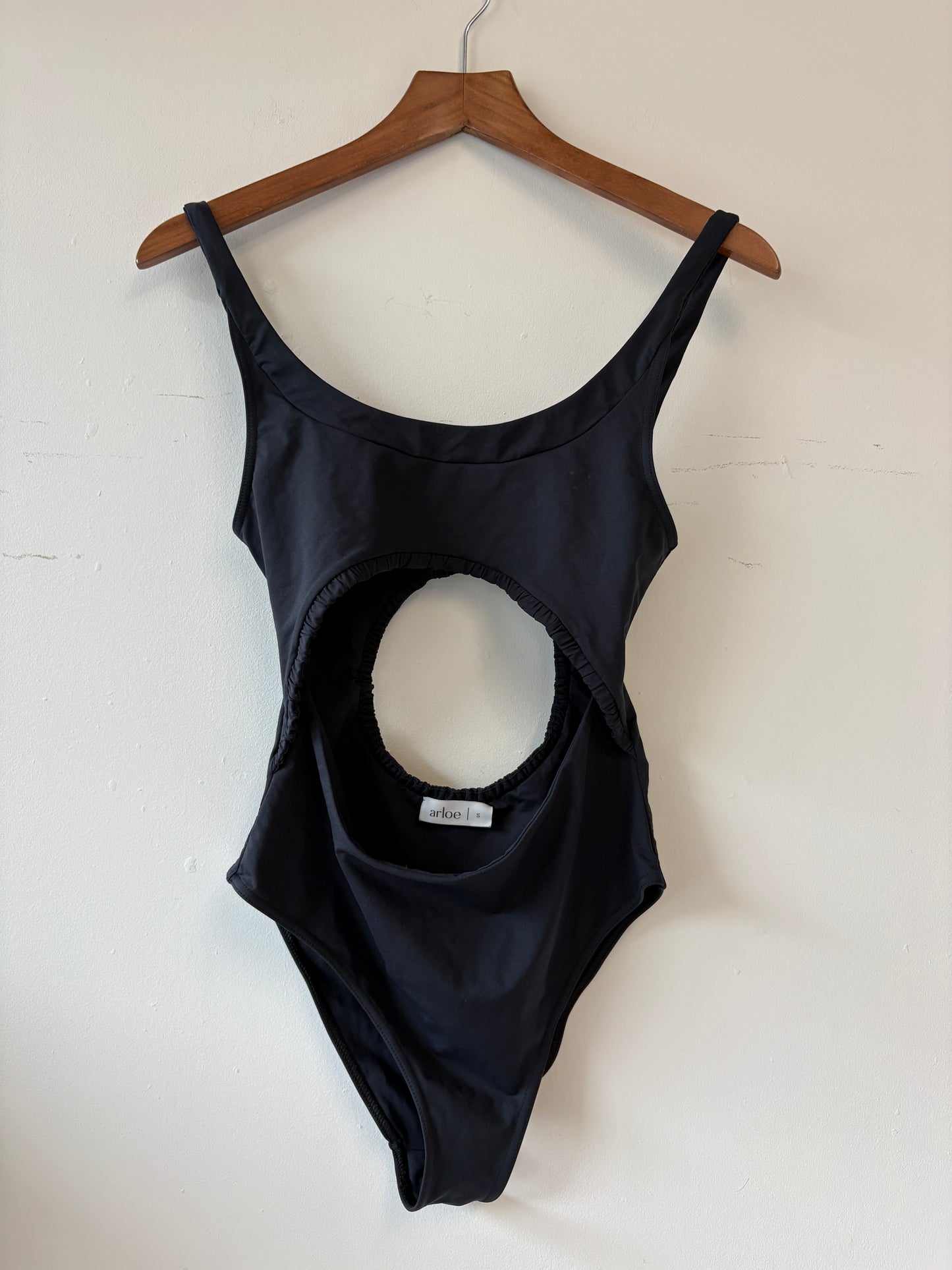 Arloe Black Cut Out Swimsuit