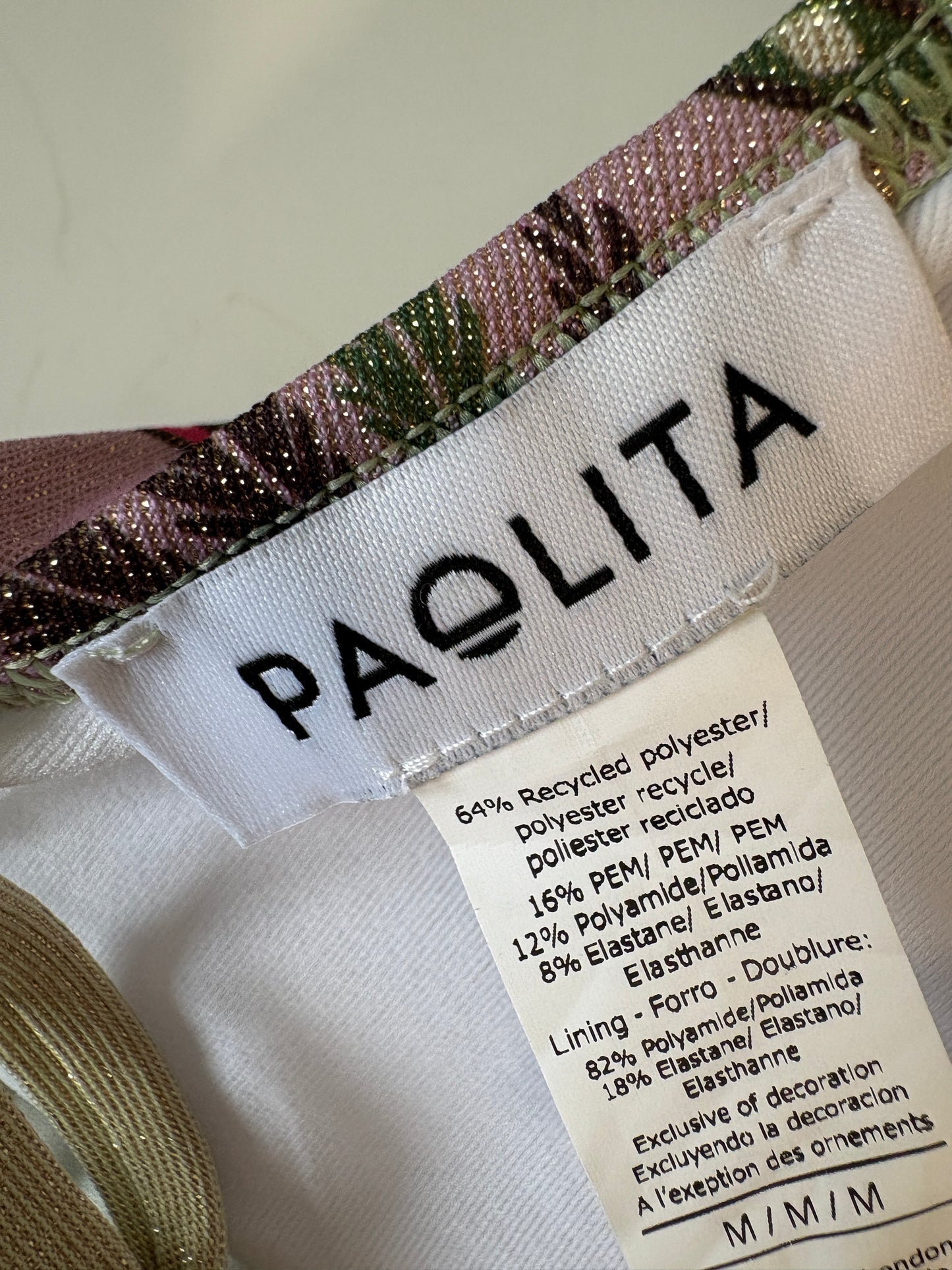 Paolita Palma Green Glitter Bikini