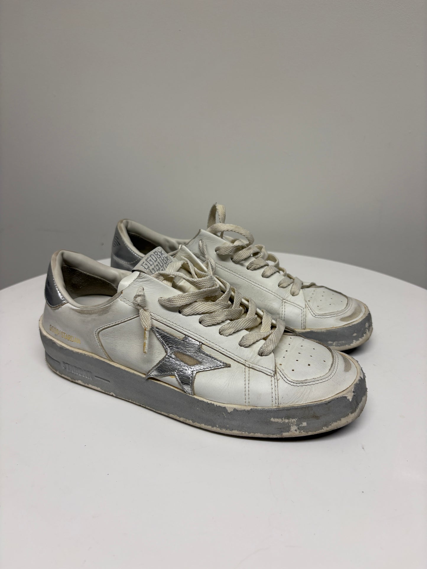 Golden Goose White Stardan Trainers