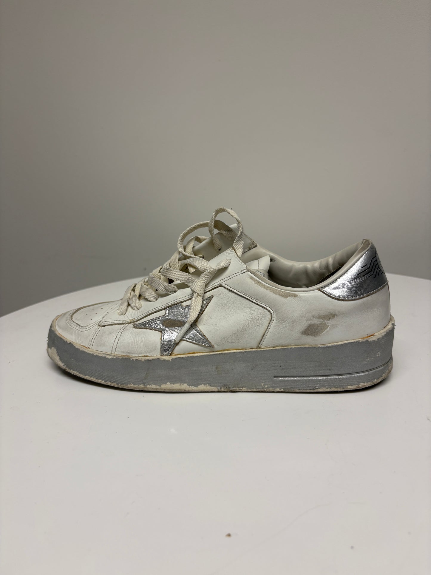 Golden Goose White Stardan Trainers