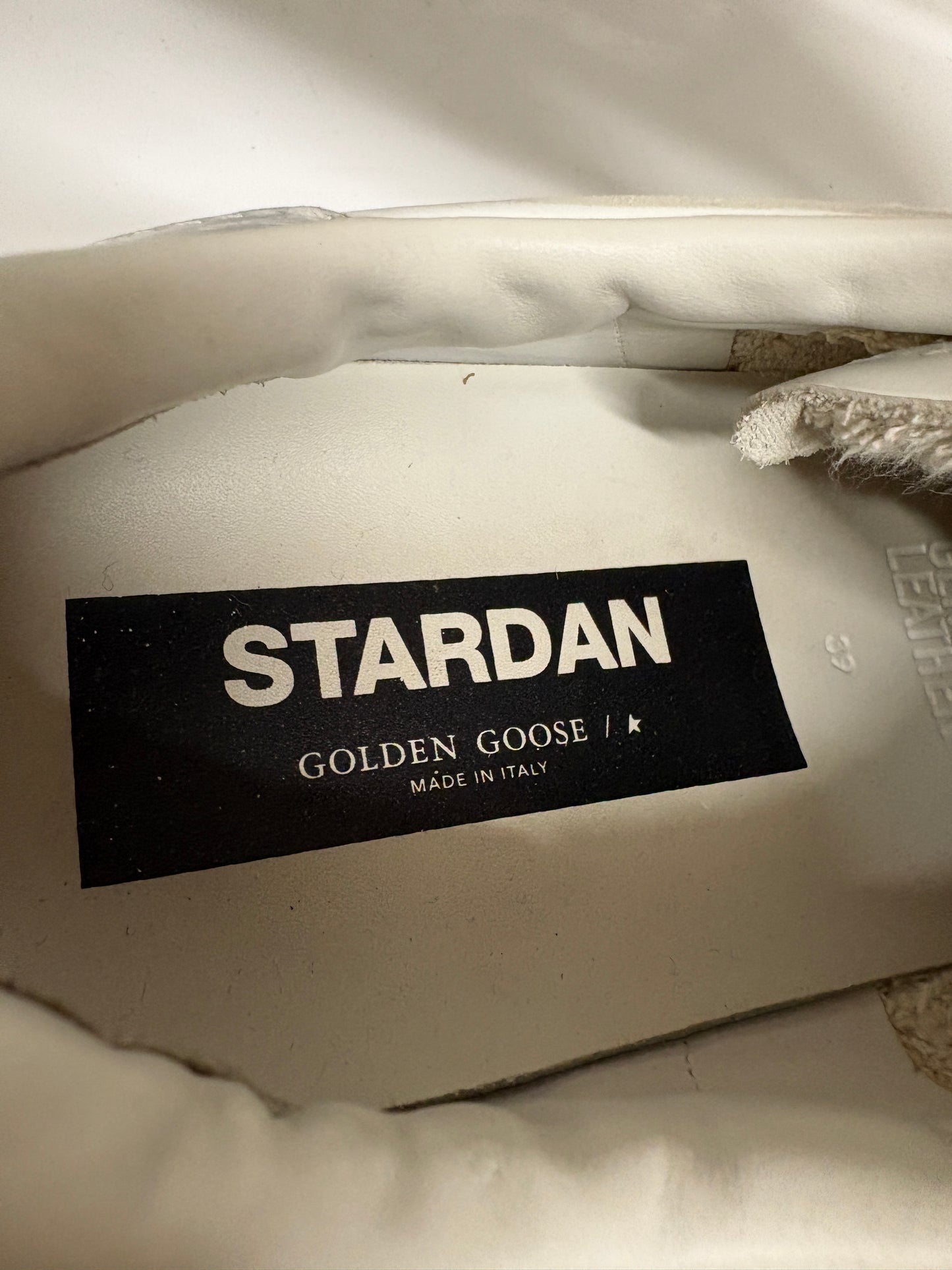 Golden Goose White Stardan Trainers