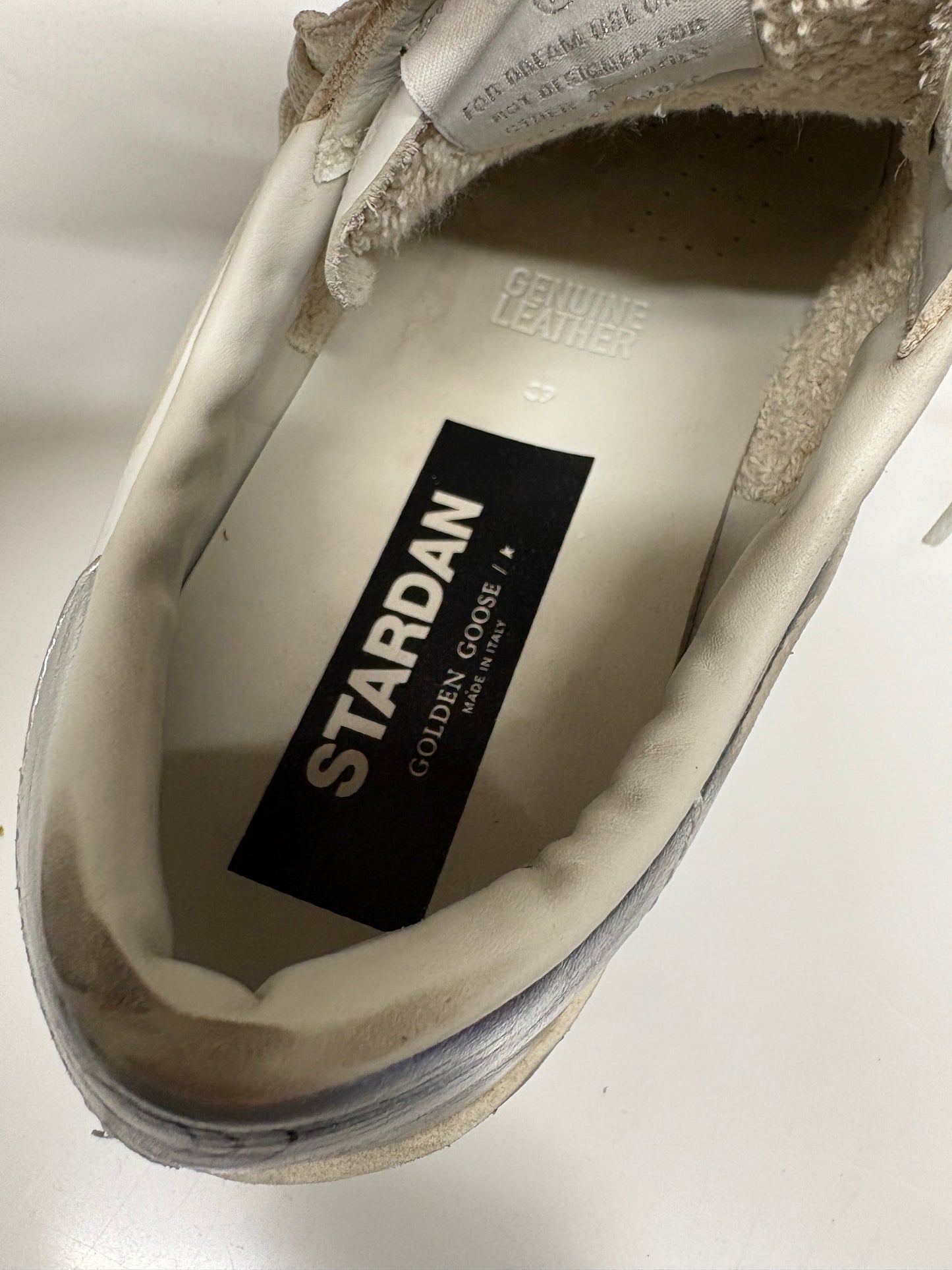 Golden Goose White Stardan Trainers