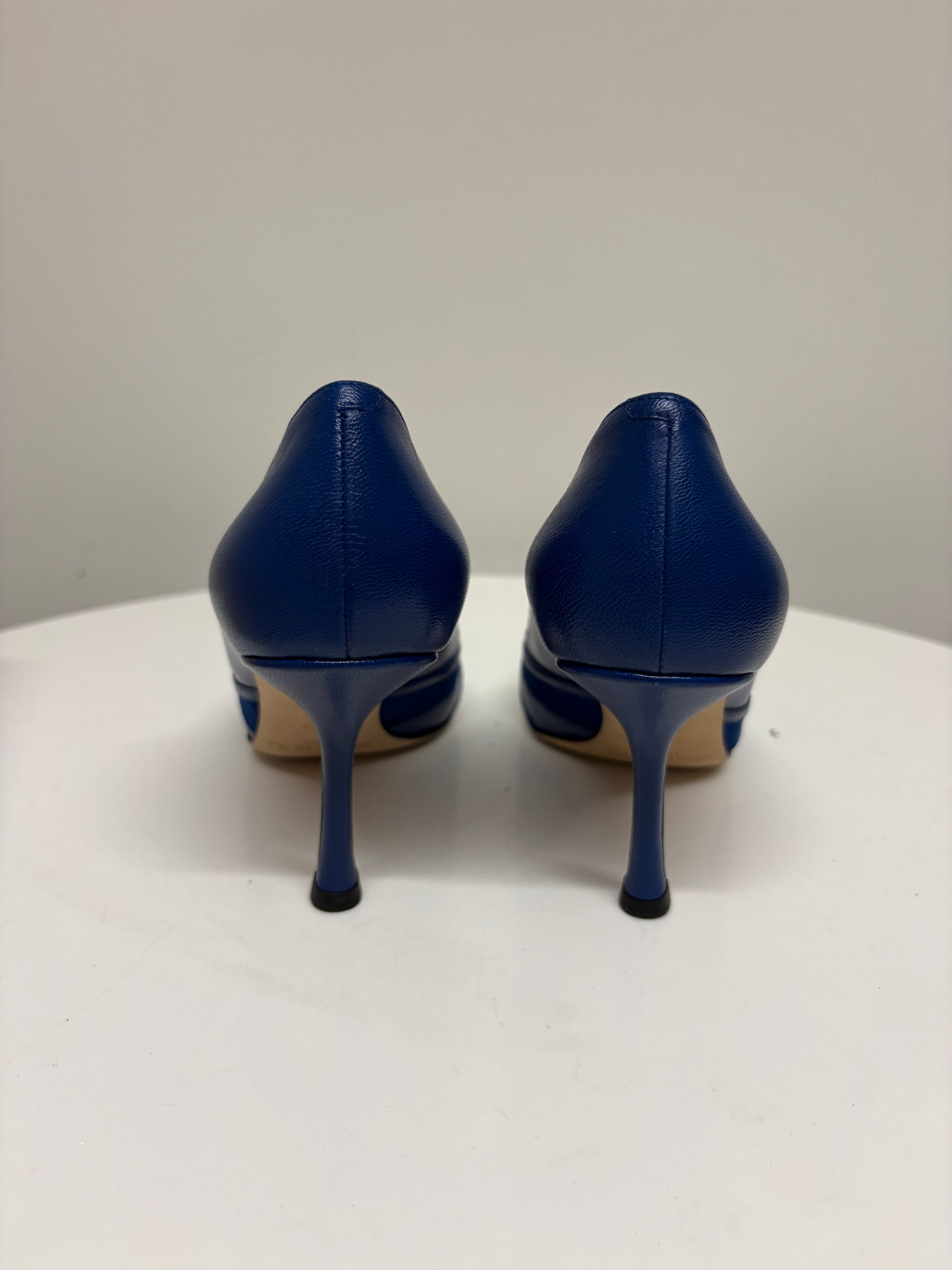 Jimmy Choo Kid Suede Electric Blue Pumps