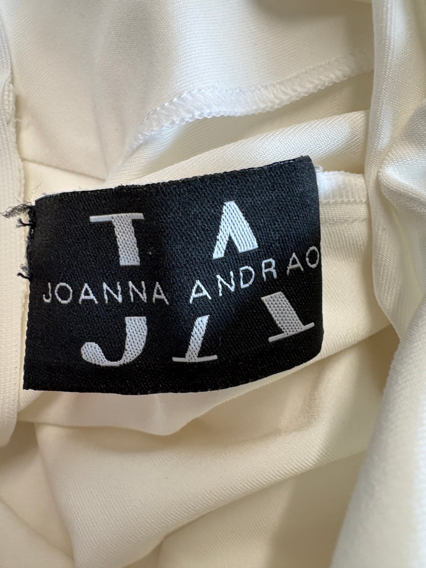 Joanna Andraos Goddess White Cut Out Gown