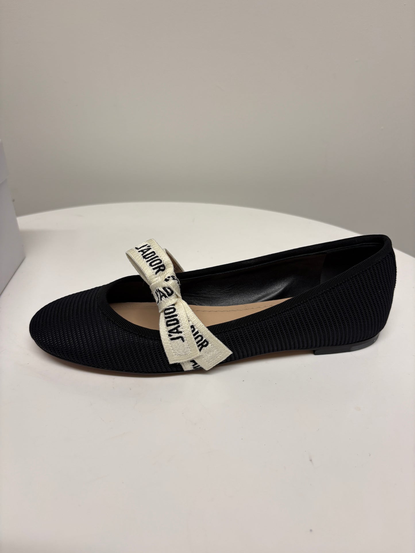 Dior Miss J'Adore Black Ballet Pumps
