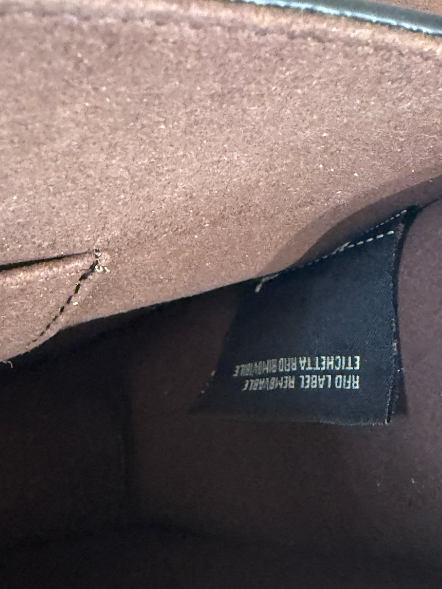 Fendi Black Kan I Studded Leather Handbag