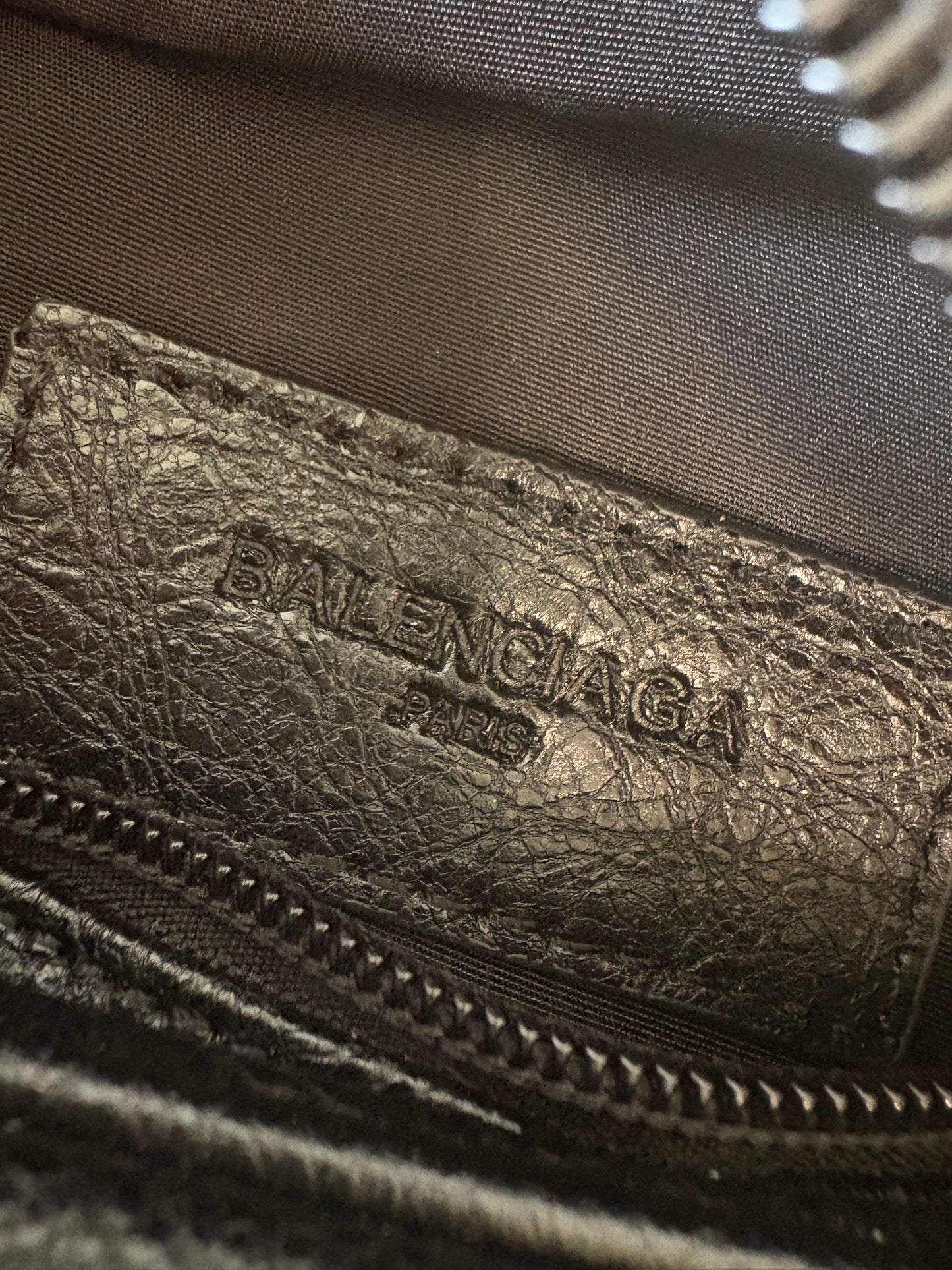 Balenciaga Black Leather Explorer Graffiti Belt Bag