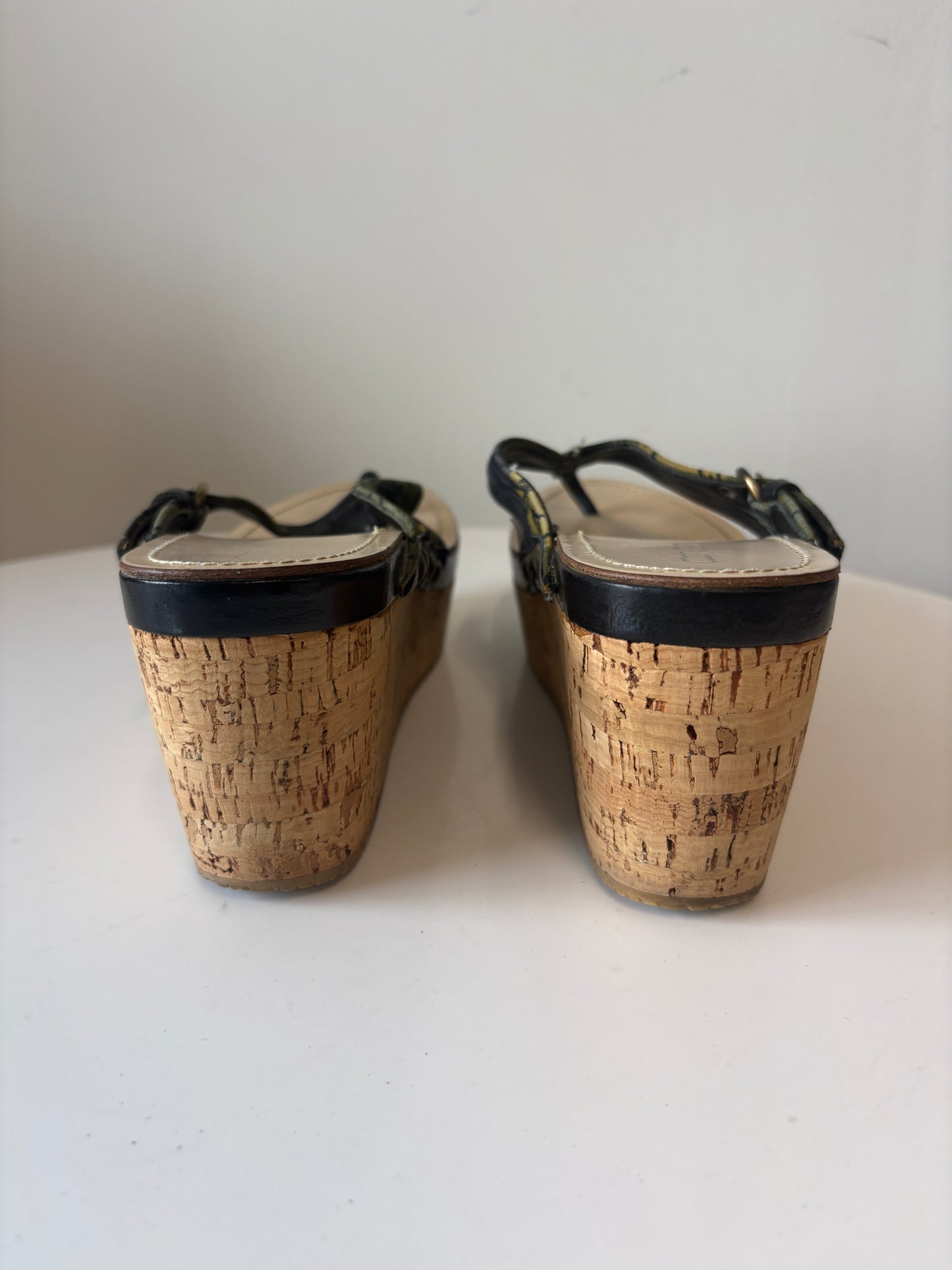 Miu Miu Wedge Flip Flops