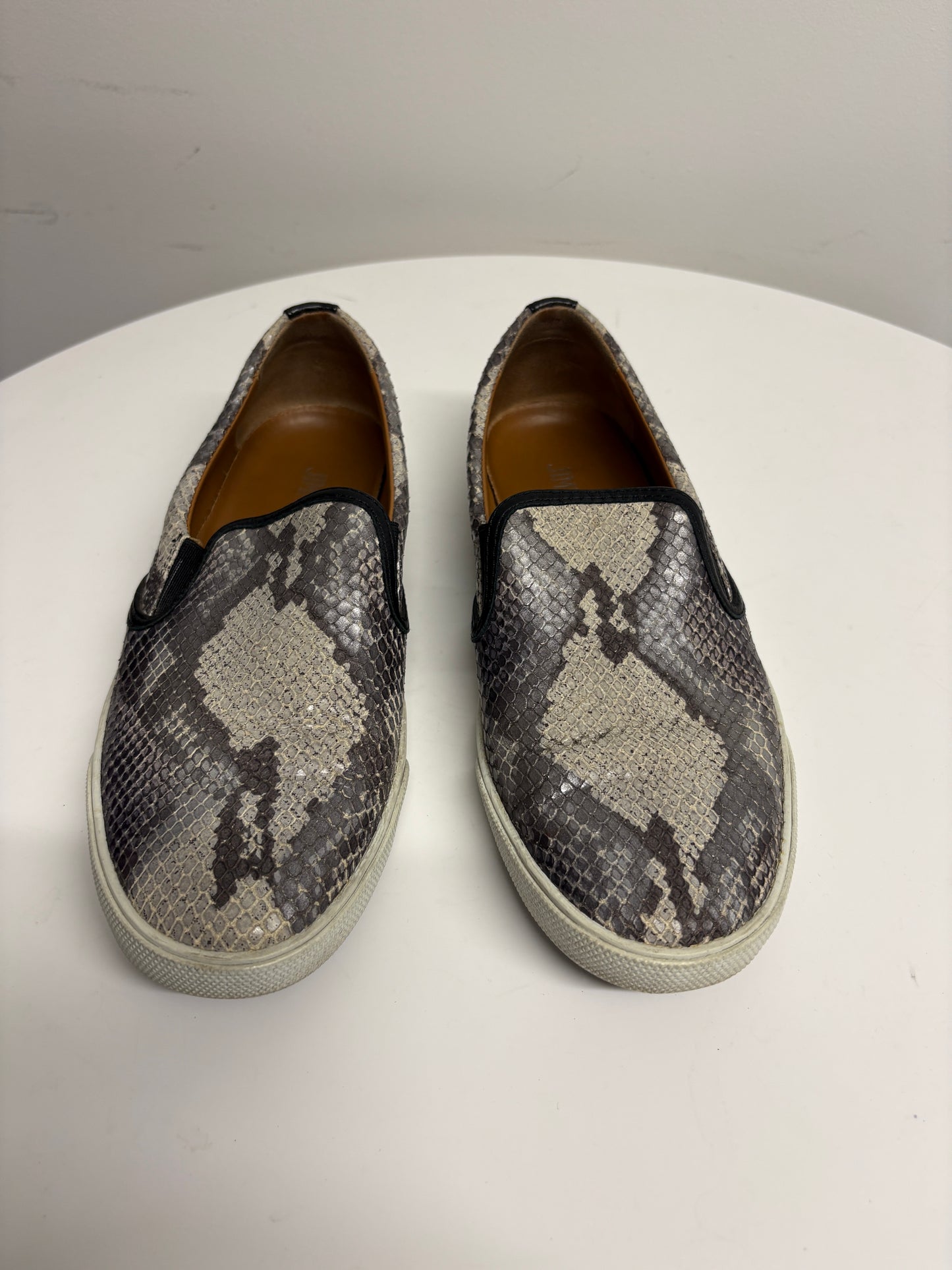 Jimmy Choo Python Slip On Sneakers