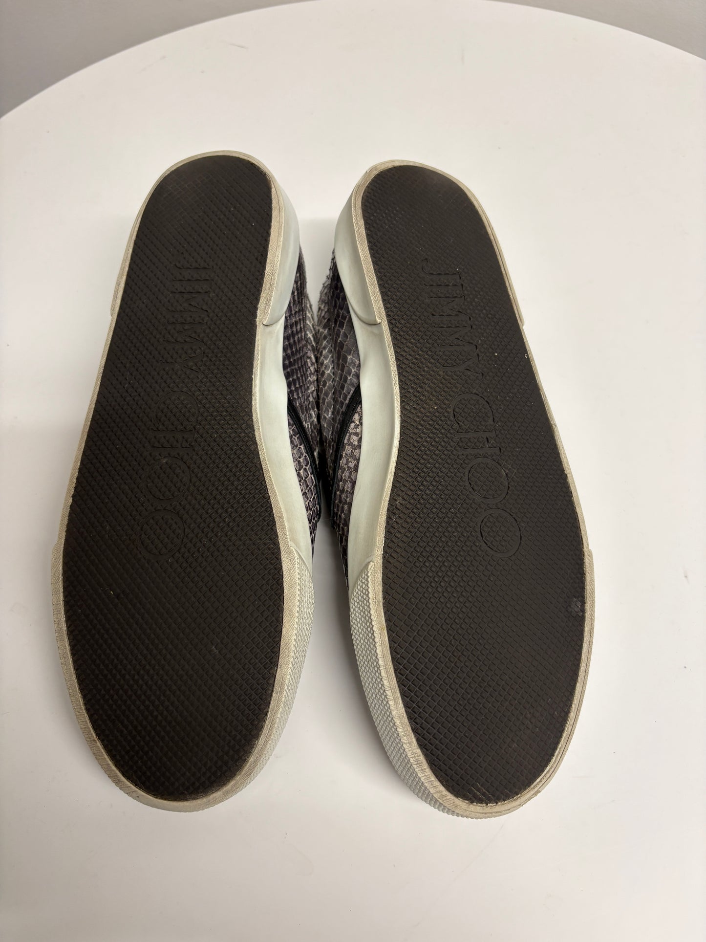 Jimmy Choo Python Slip On Sneakers