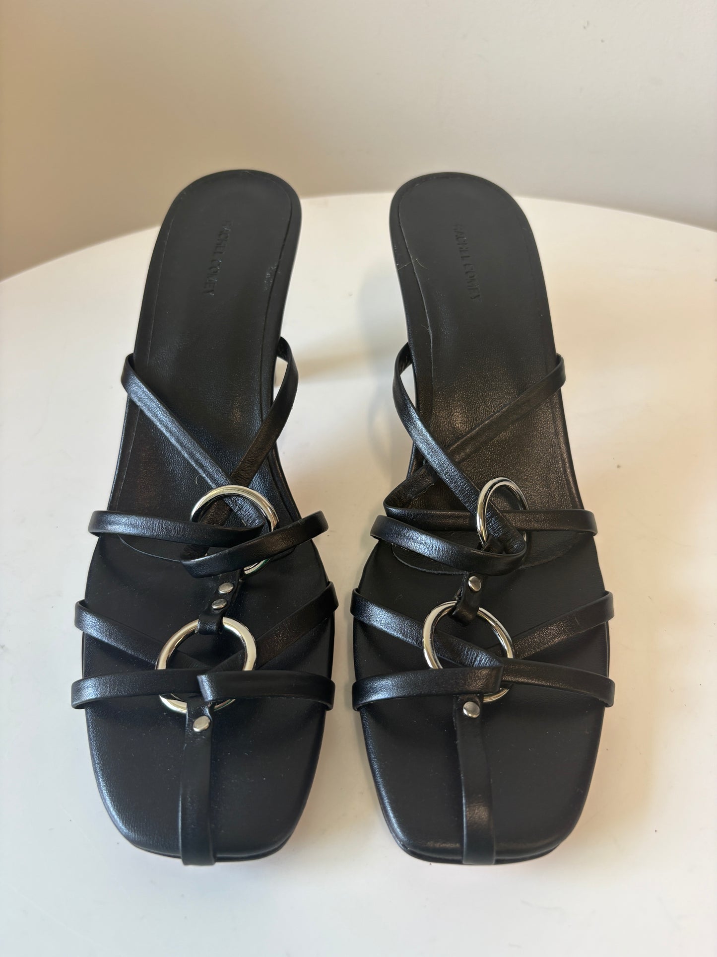 Rachel Comey Black Strappy Heels