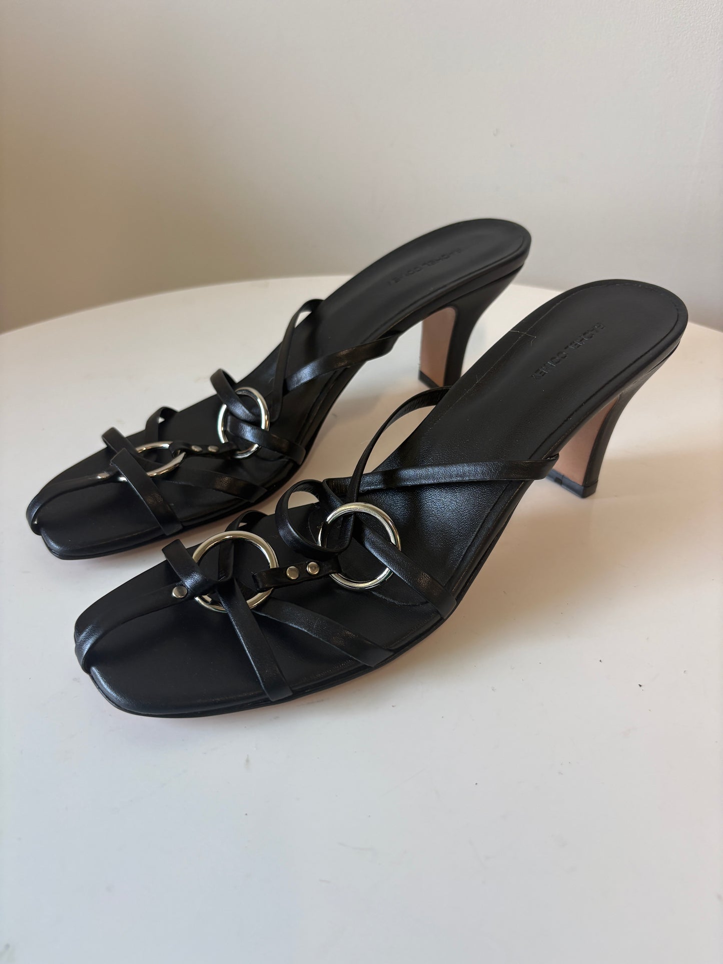 Rachel Comey Black Strappy Heels