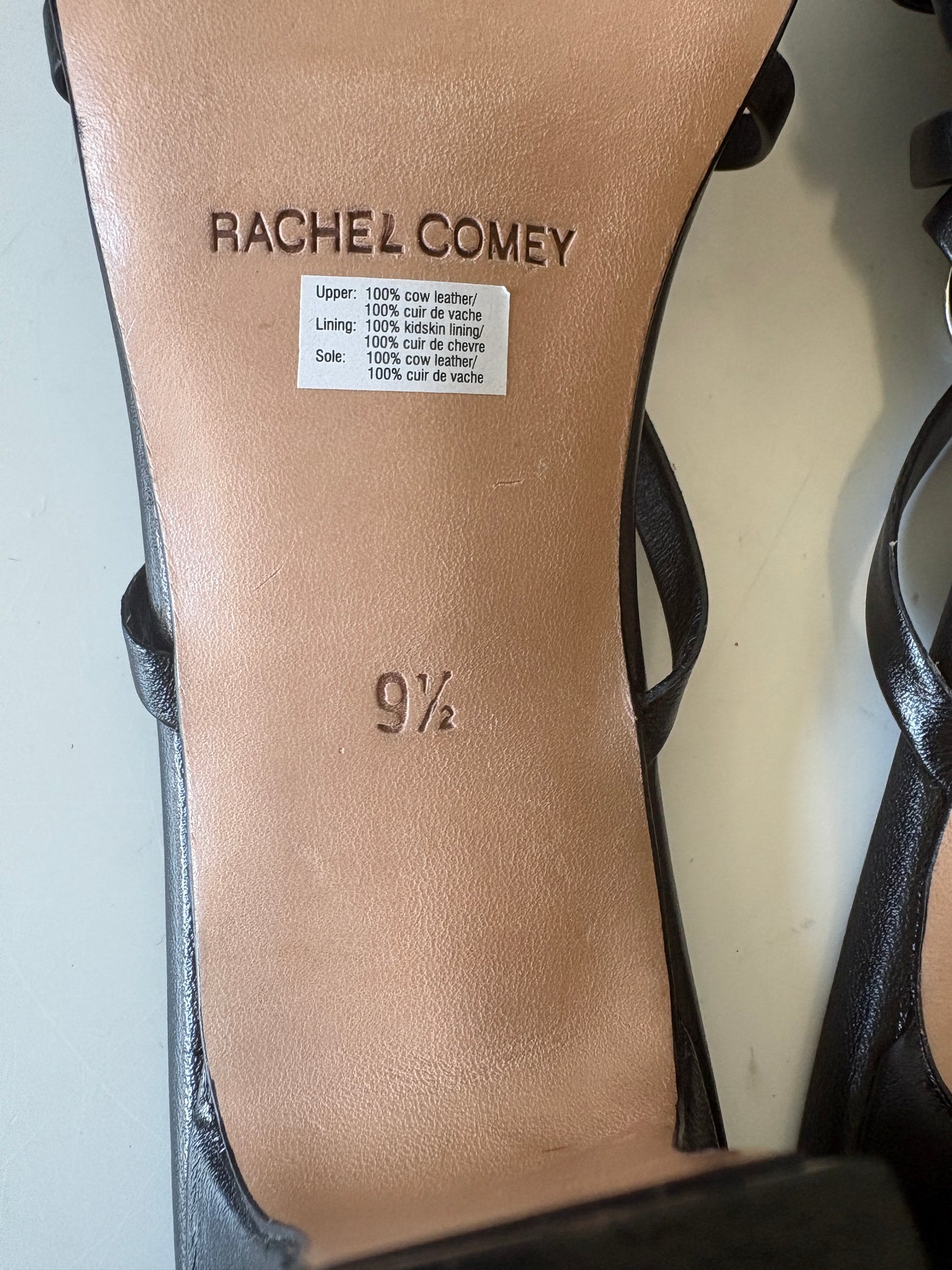 Rachel Comey Black Strappy Heels
