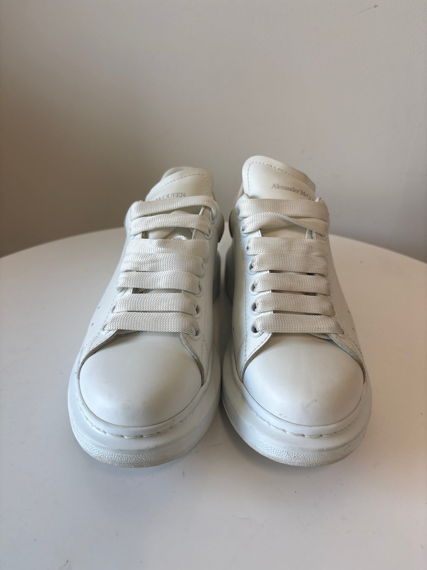Alexander McQueen White Oversized Trainers