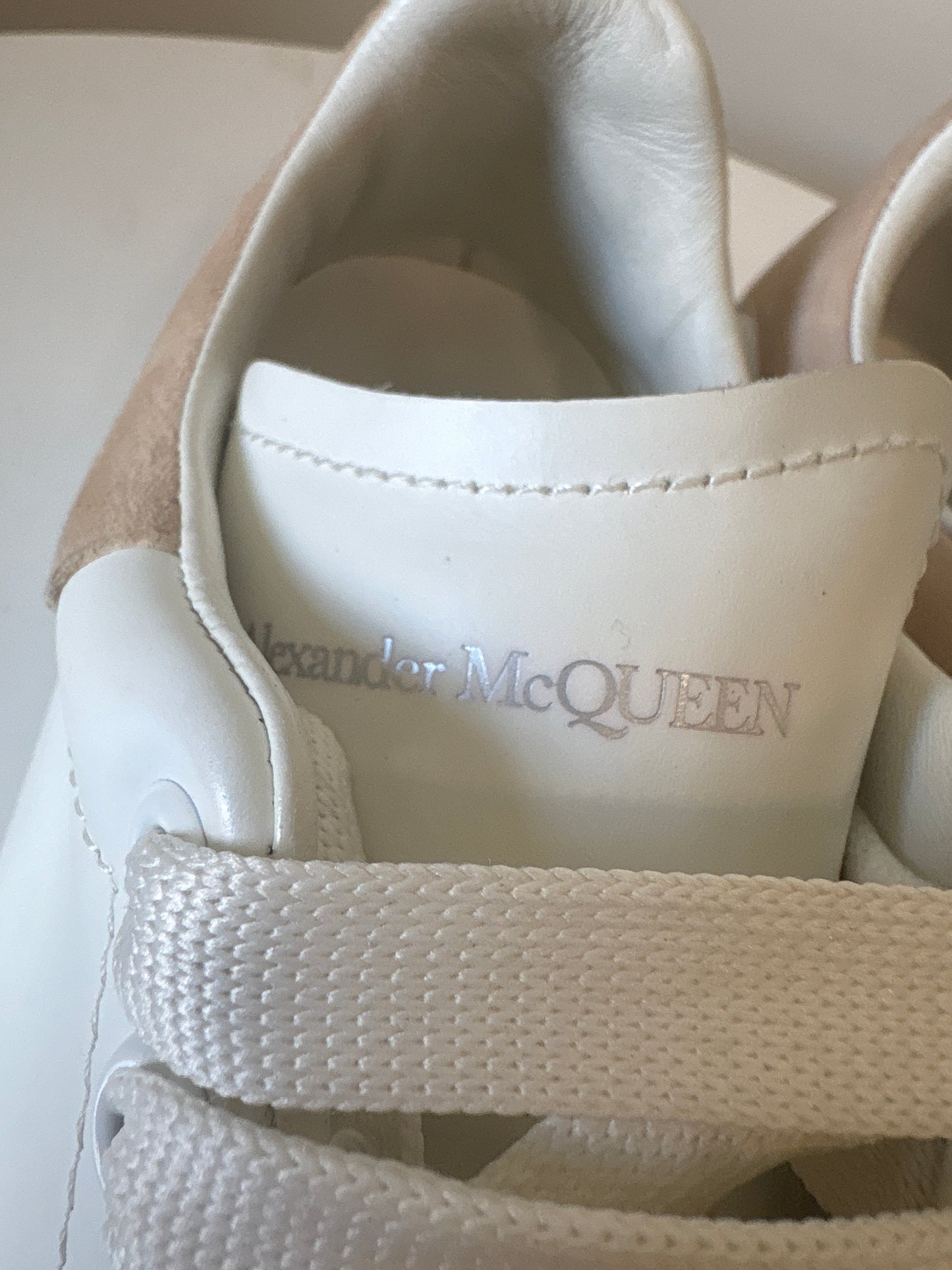 Alexander McQueen White Oversized Trainers