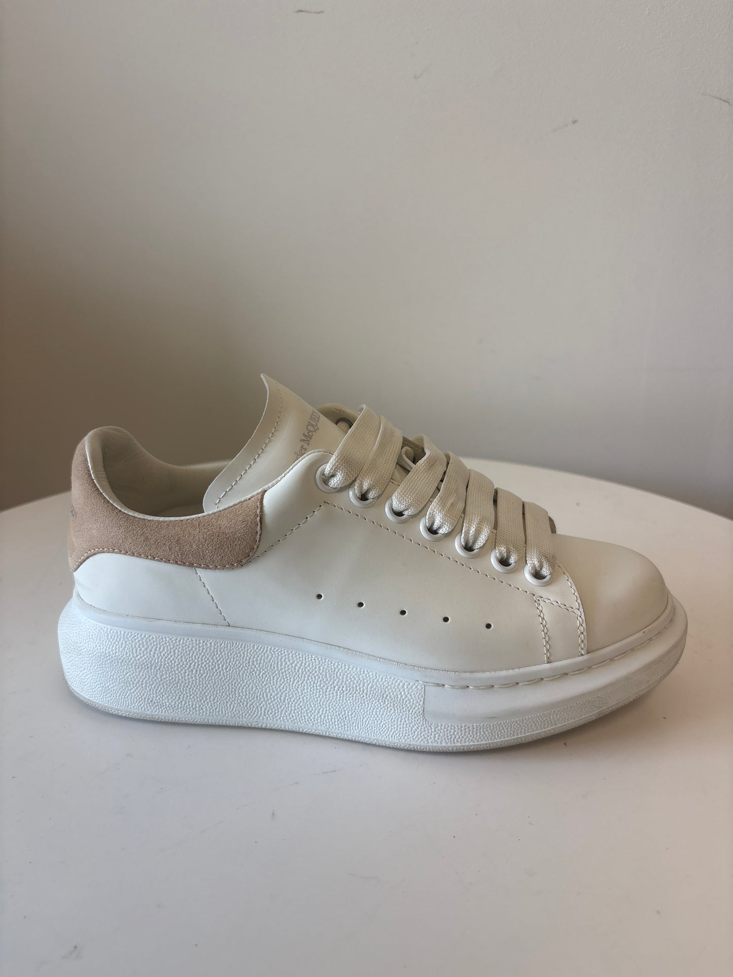 Alexander McQueen White Oversized Trainers