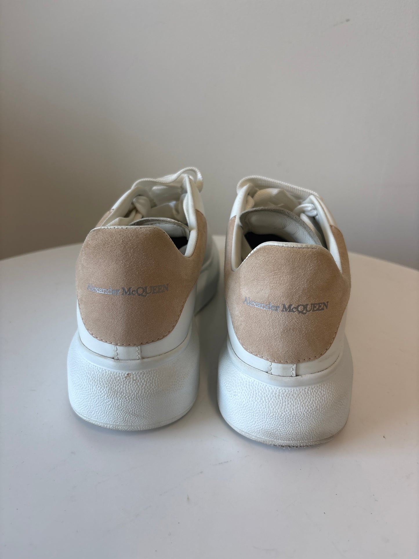 Alexander McQueen White Oversized Trainers