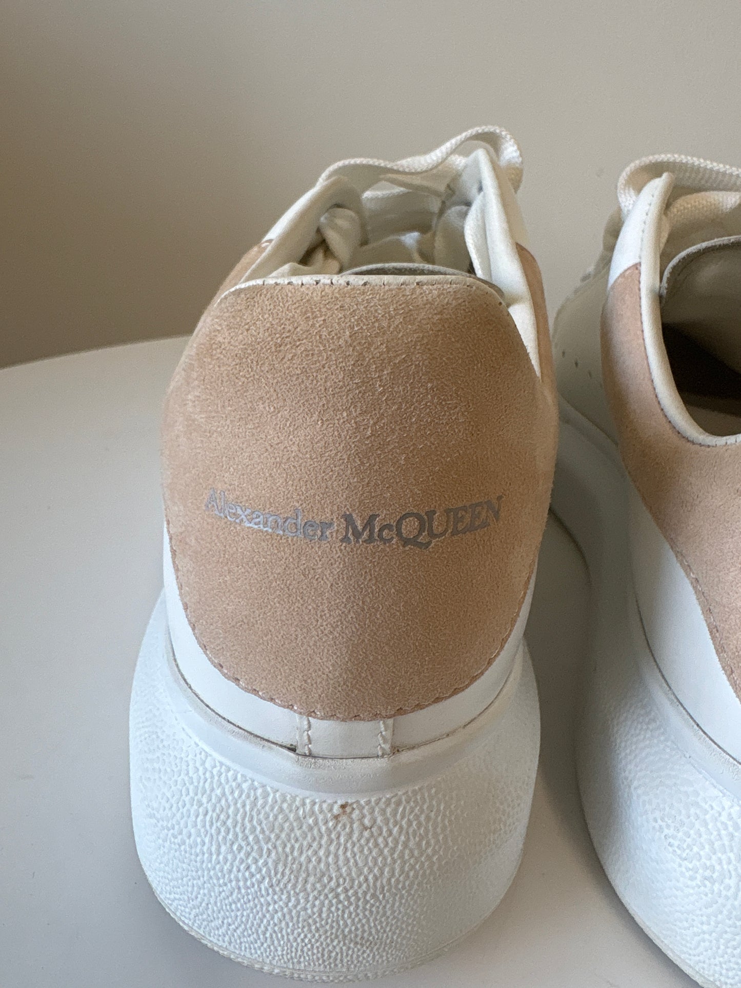 Alexander McQueen White Oversized Trainers