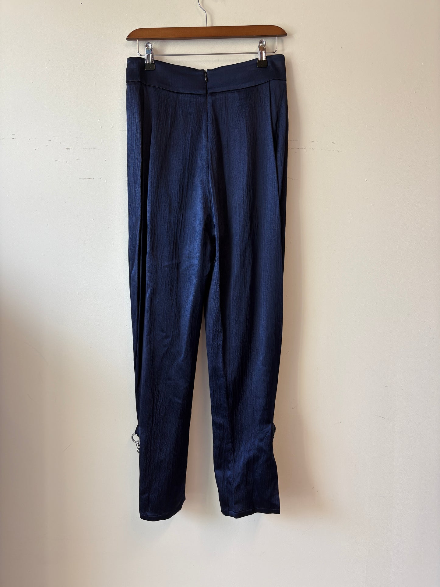 Sid Neigum Blue Chain Hem Trousers