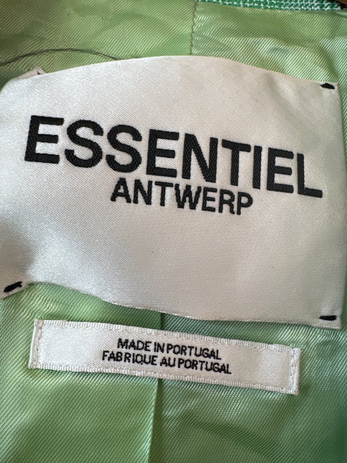 Essentiel Antwerp Vaneyck Green Check Blazer