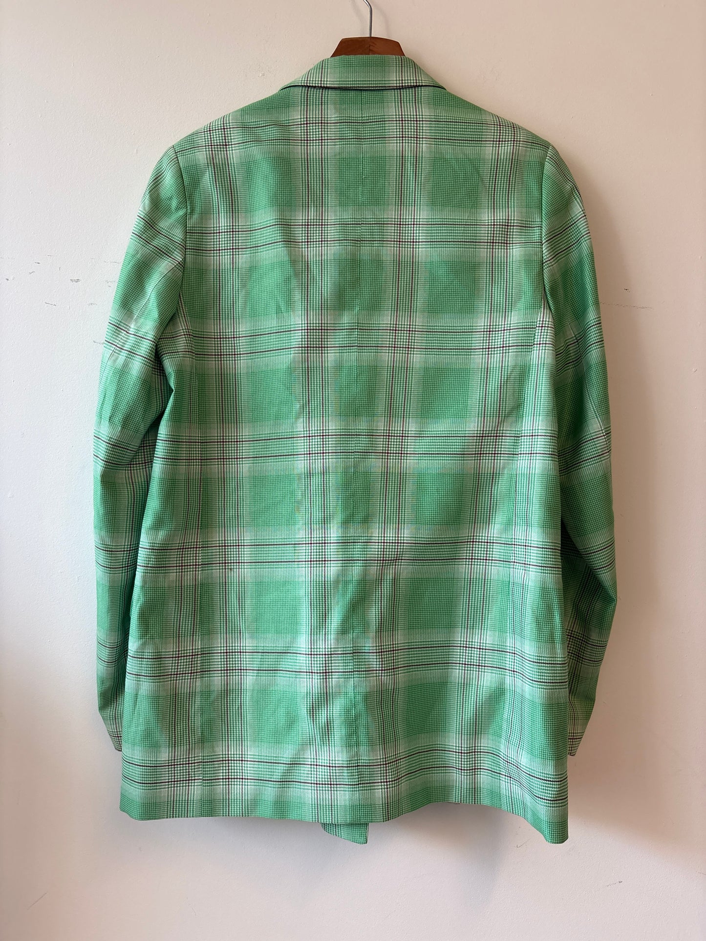Essentiel Antwerp Vaneyck Green Check Blazer