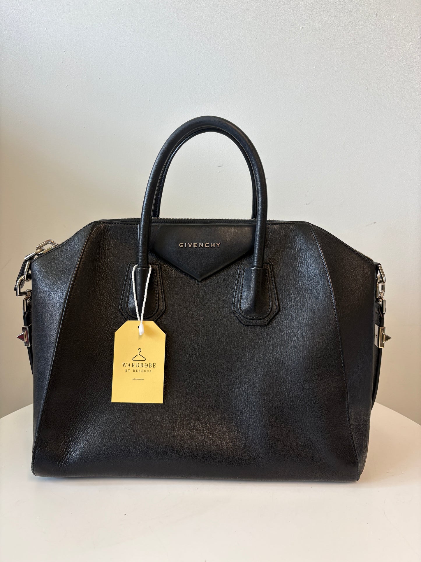 Givenchy Antigona Black Leather Handbag