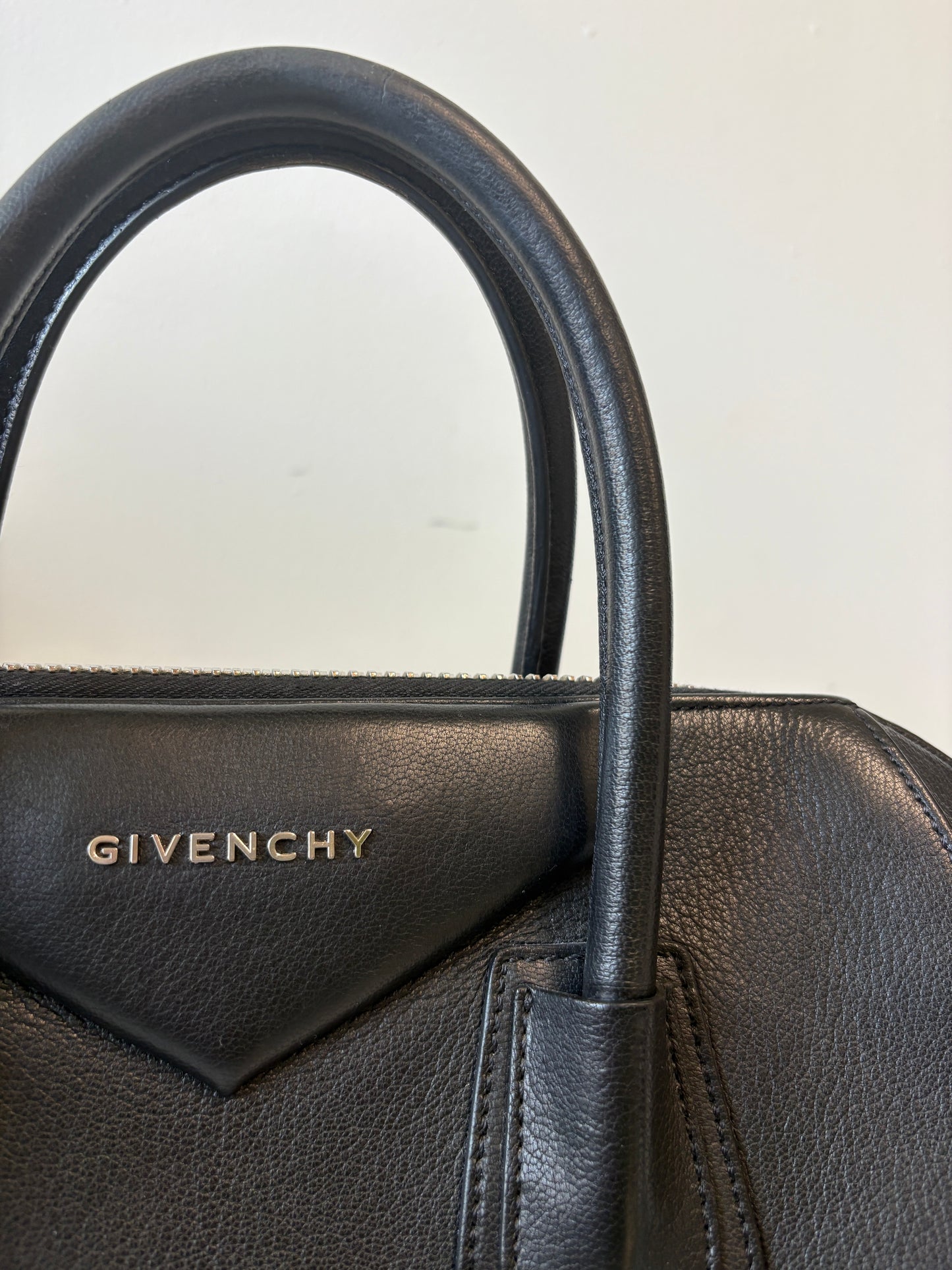 Givenchy Antigona Black Leather Handbag