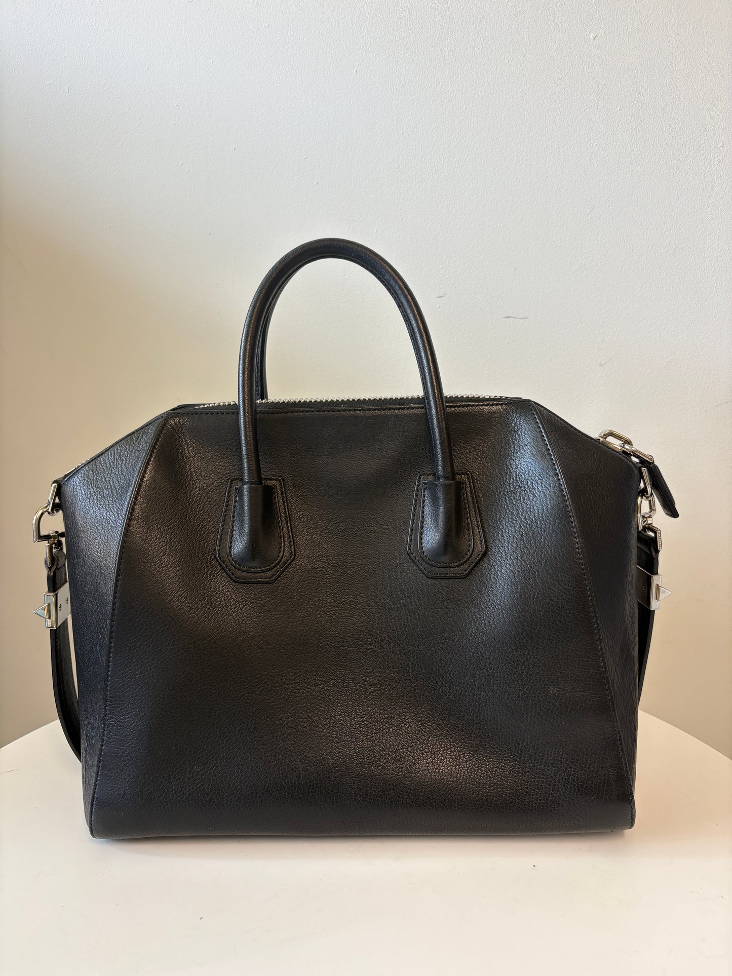 Givenchy Antigona Black Leather Handbag