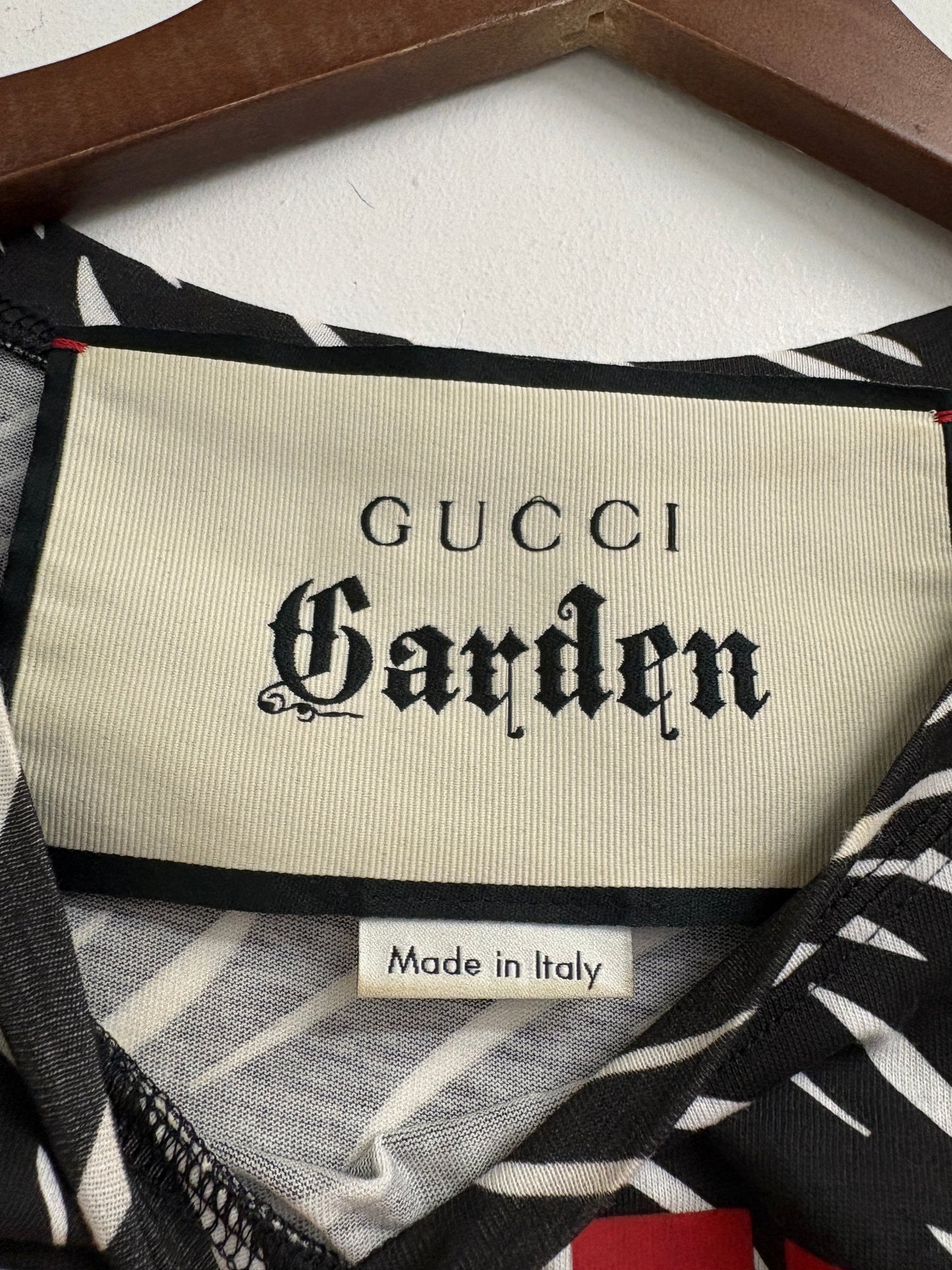 Gucci Garden Vento Black/White/Red T-Shirt